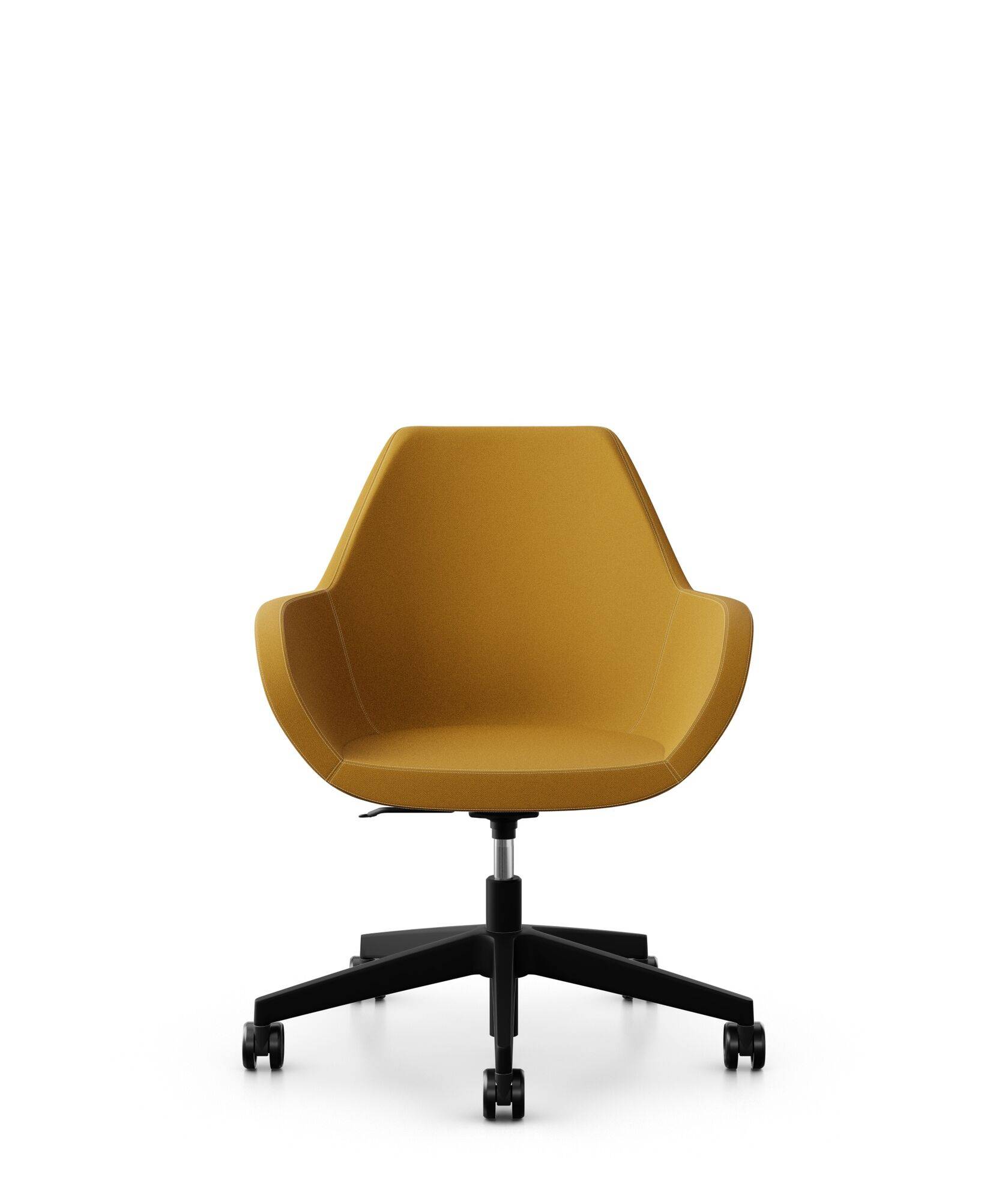 Fauteuil de bureau entièrement capitonné piétement 5 branches à roulettes FAN 10Z