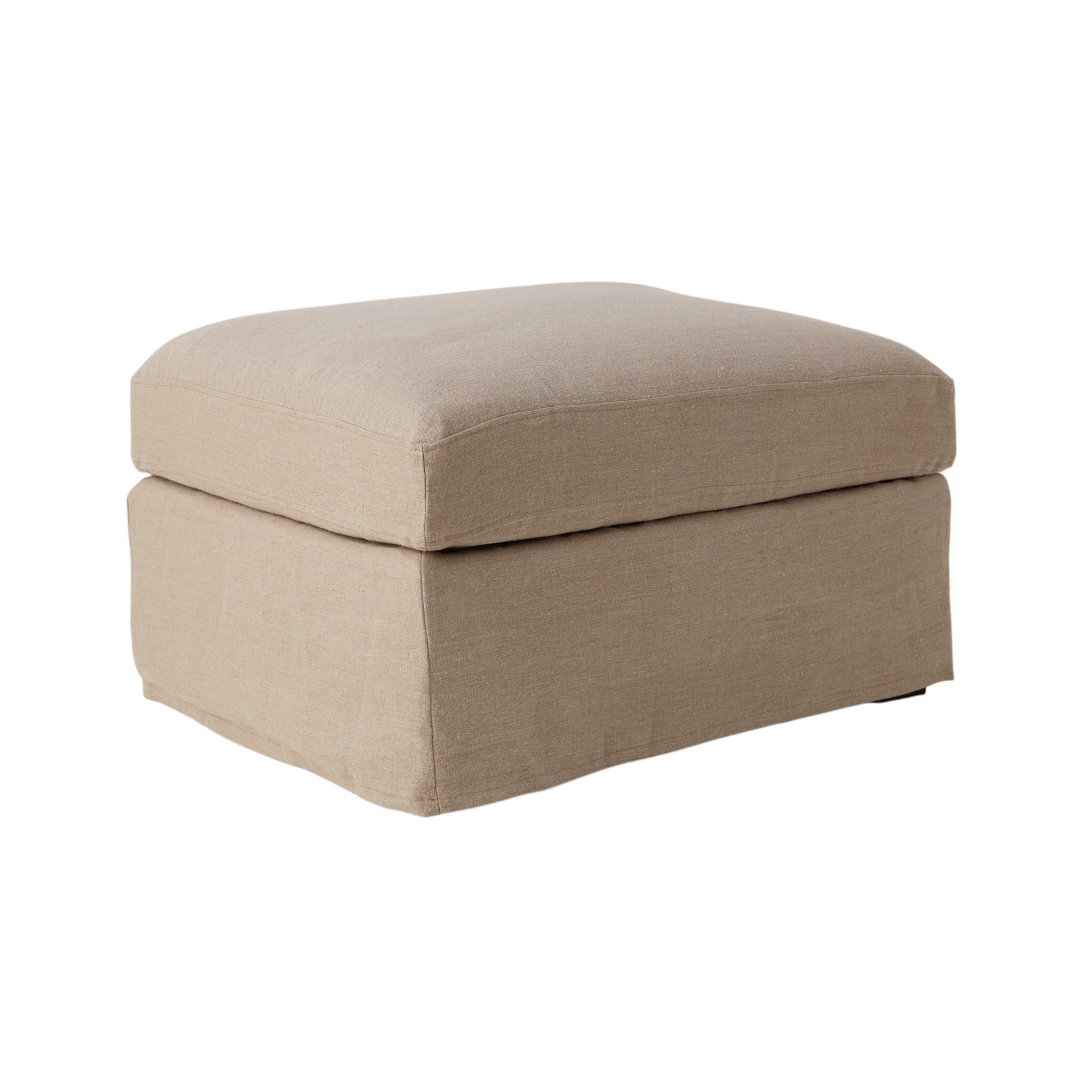 Pouf lin déhoussable Moëze