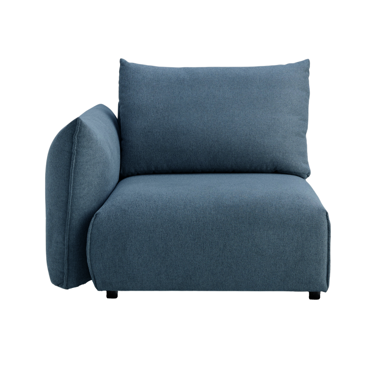 Chauffeuse avec accoudoir pour canapé modulable tissu Solal Chauffeuse avec accoudoir pour canapé modulable tissu Solal
