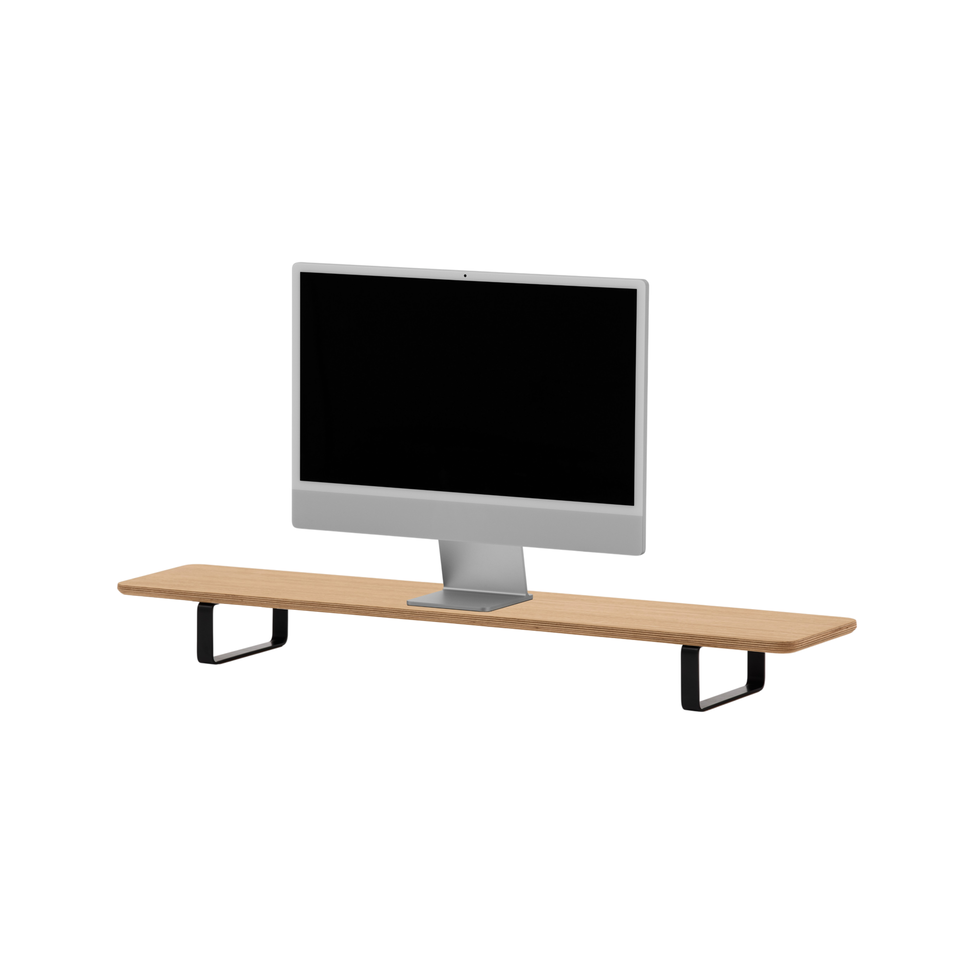 Etagére de bureau en placage - Image 1