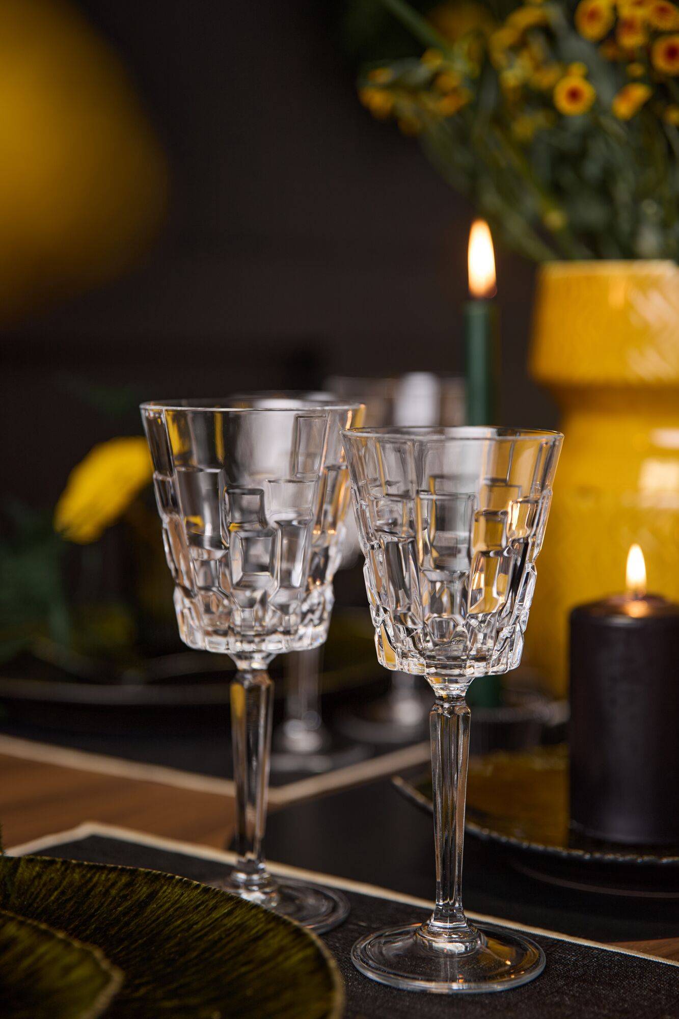 Lot de 6 verres à pied Etna Calice 28 cl - Image 1