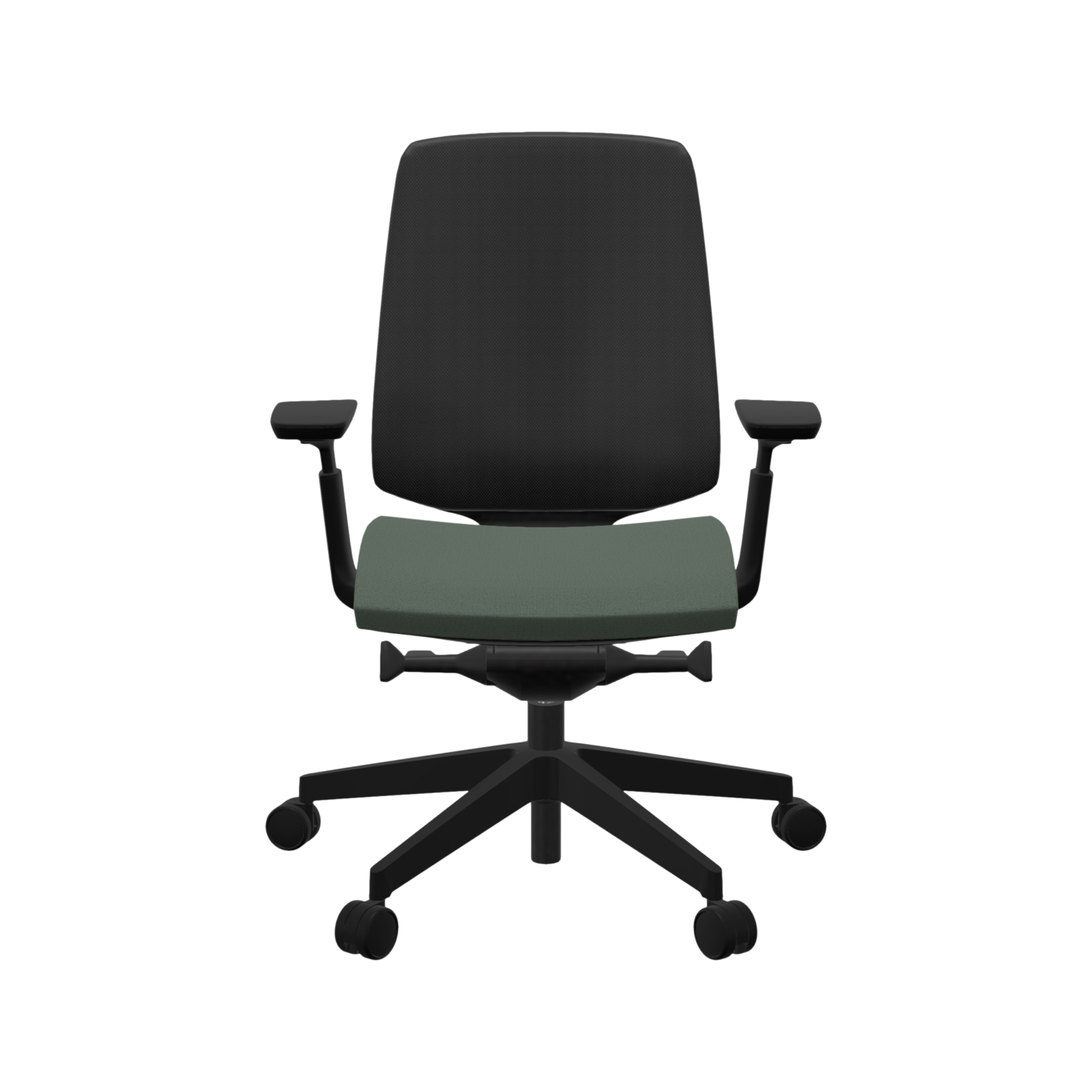 Fauteuil de bureau base noire et dossier résille Light Up 250SL - Image 1