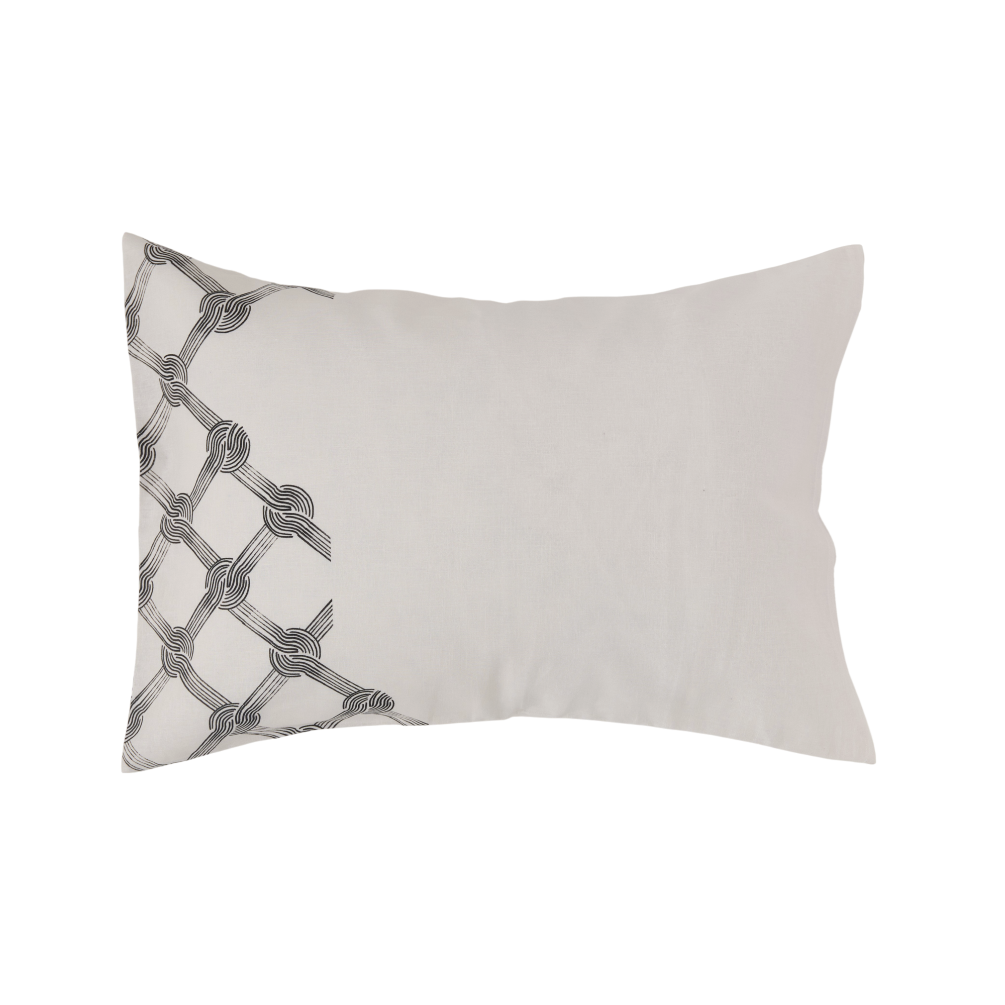 Lot de 2 taies d'oreiller coton lin Grand Hôtel