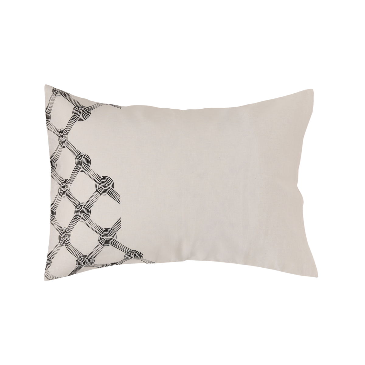 Lot de 2 taies d'oreiller coton lin Grand hôtel CAMIF Lot de 2 taies d'oreiller coton lin Grand hôtel CAMIF