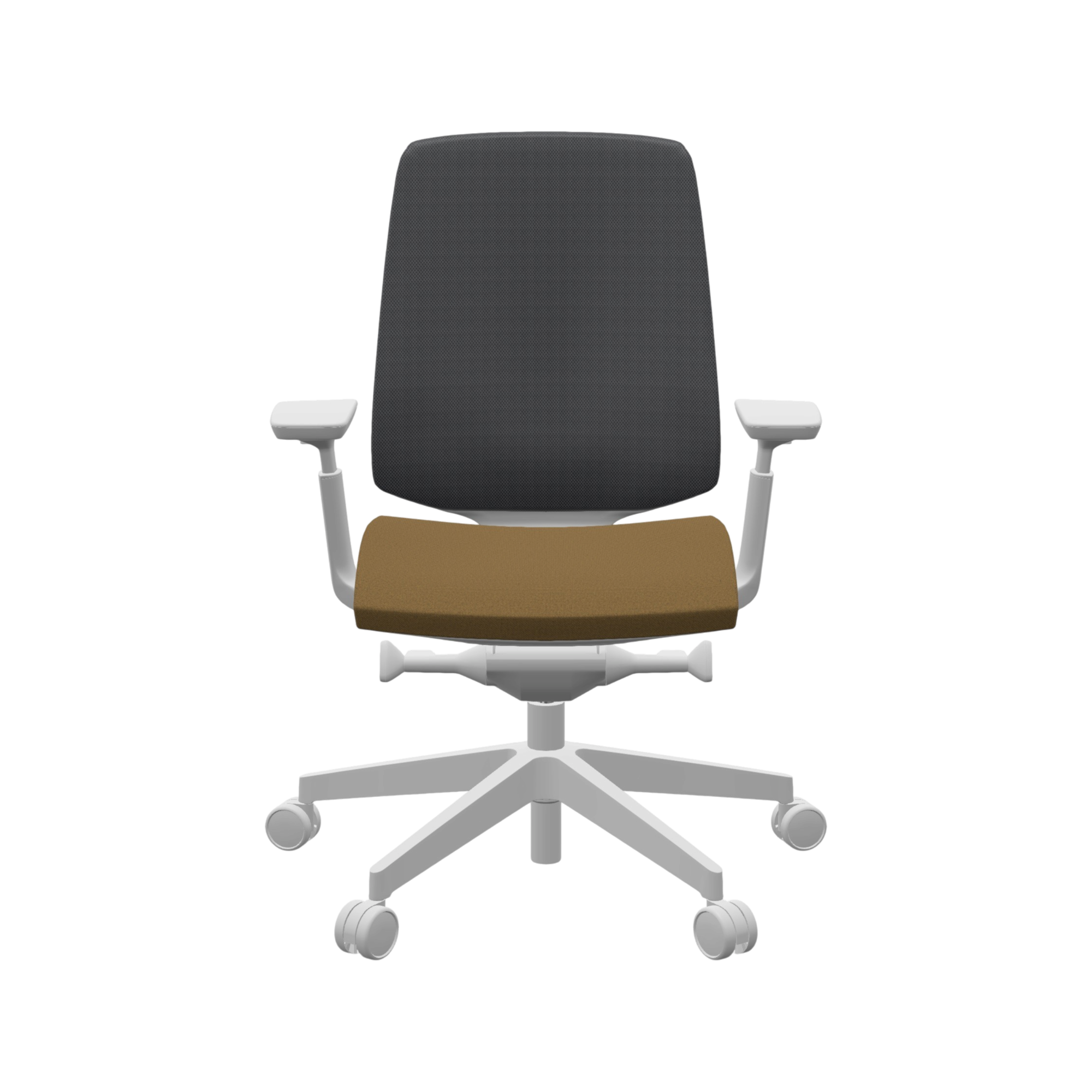 Fauteuil de bureau base grise et dossier résille Light Up 250SL