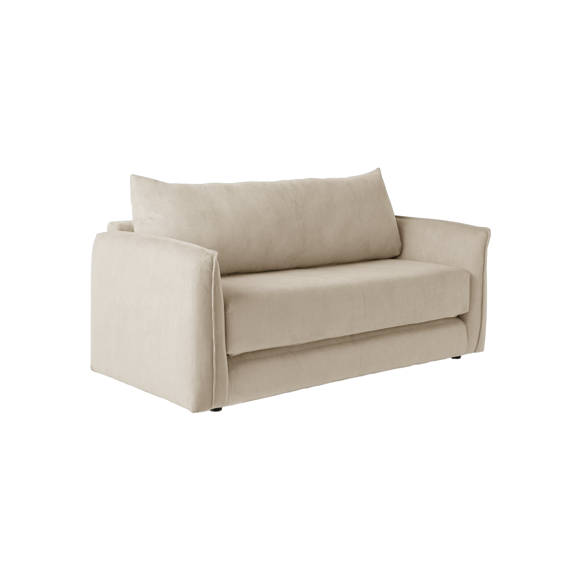 Canapé déplimousse velours côtelé Onyx