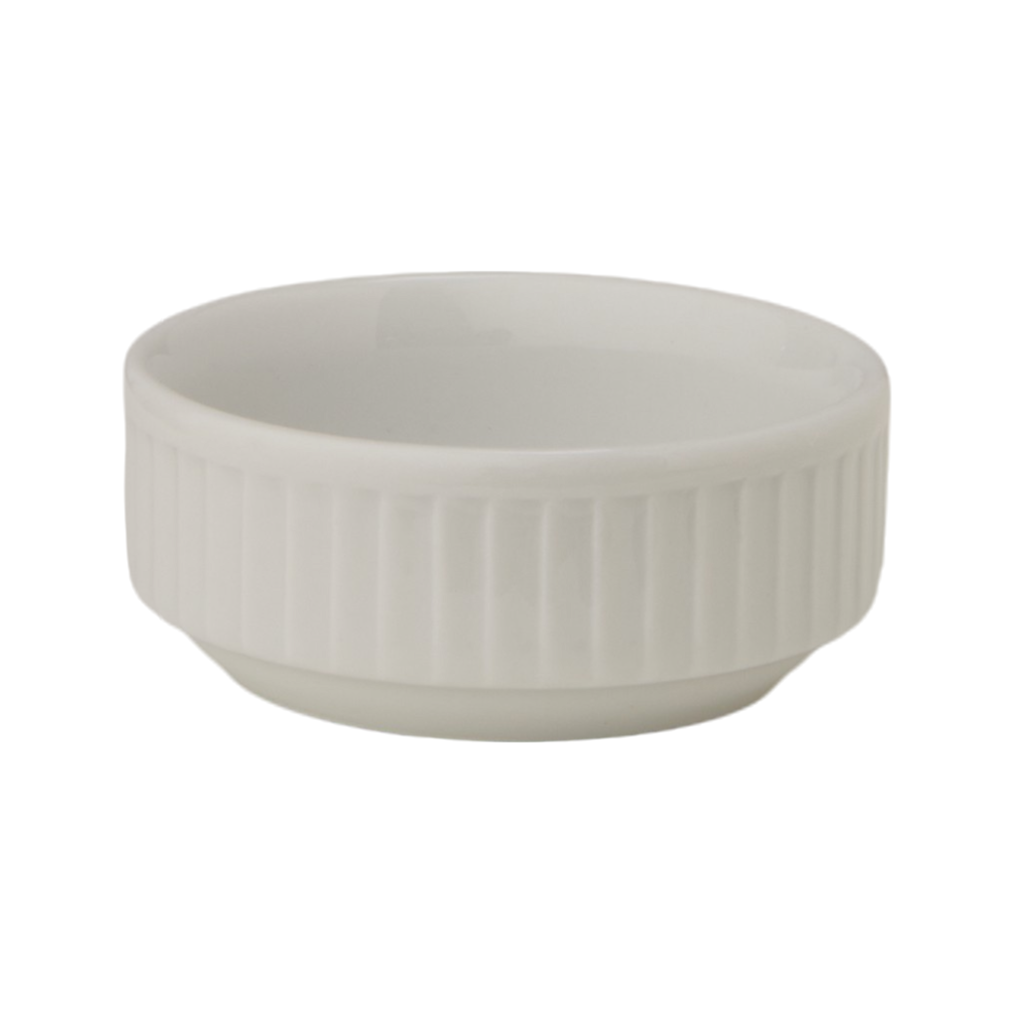Lot de 6 coupelles Europe en porcelaine Plissé