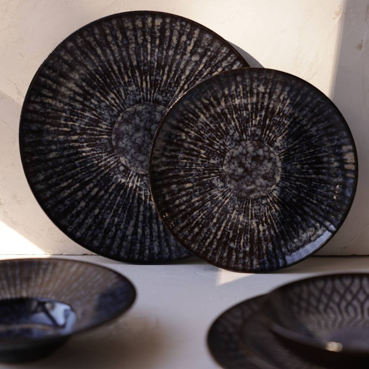 Lot de 6 Assiettes à risotto Canelé Anadia Lot de 6 Assiettes à risotto Canelé Anadia