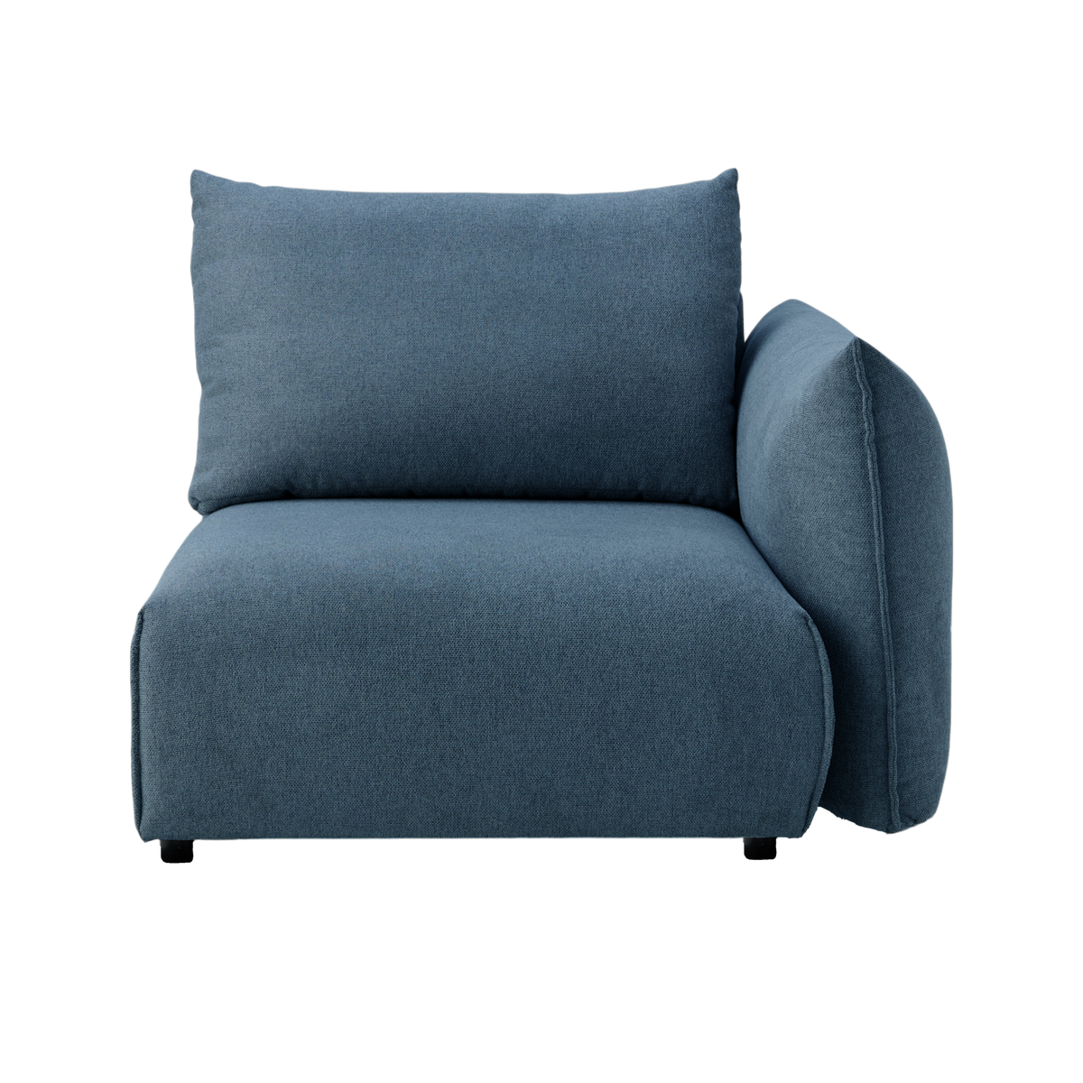 Chauffeuse avec accoudoir pour canapé modulable tissu Solal Chauffeuse avec accoudoir pour canapé modulable tissu Solal