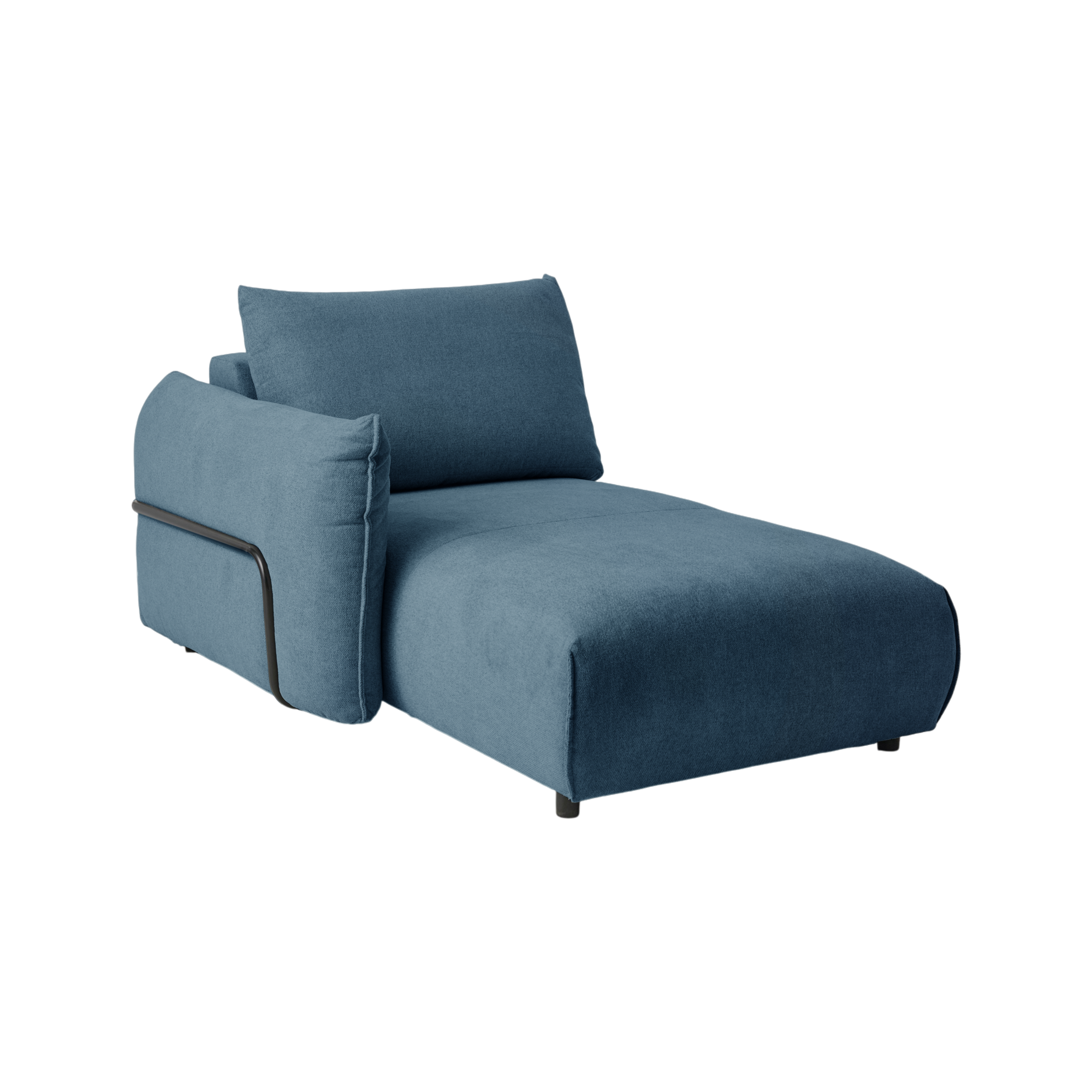Méridienne pour canapé modulable tissu Solal