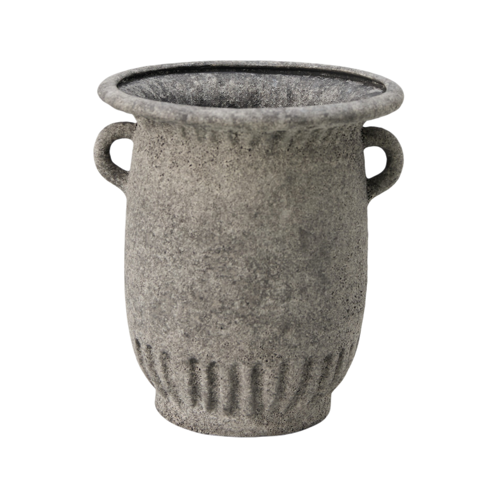 Vase antique céramique déco gris 23 cm Sioren