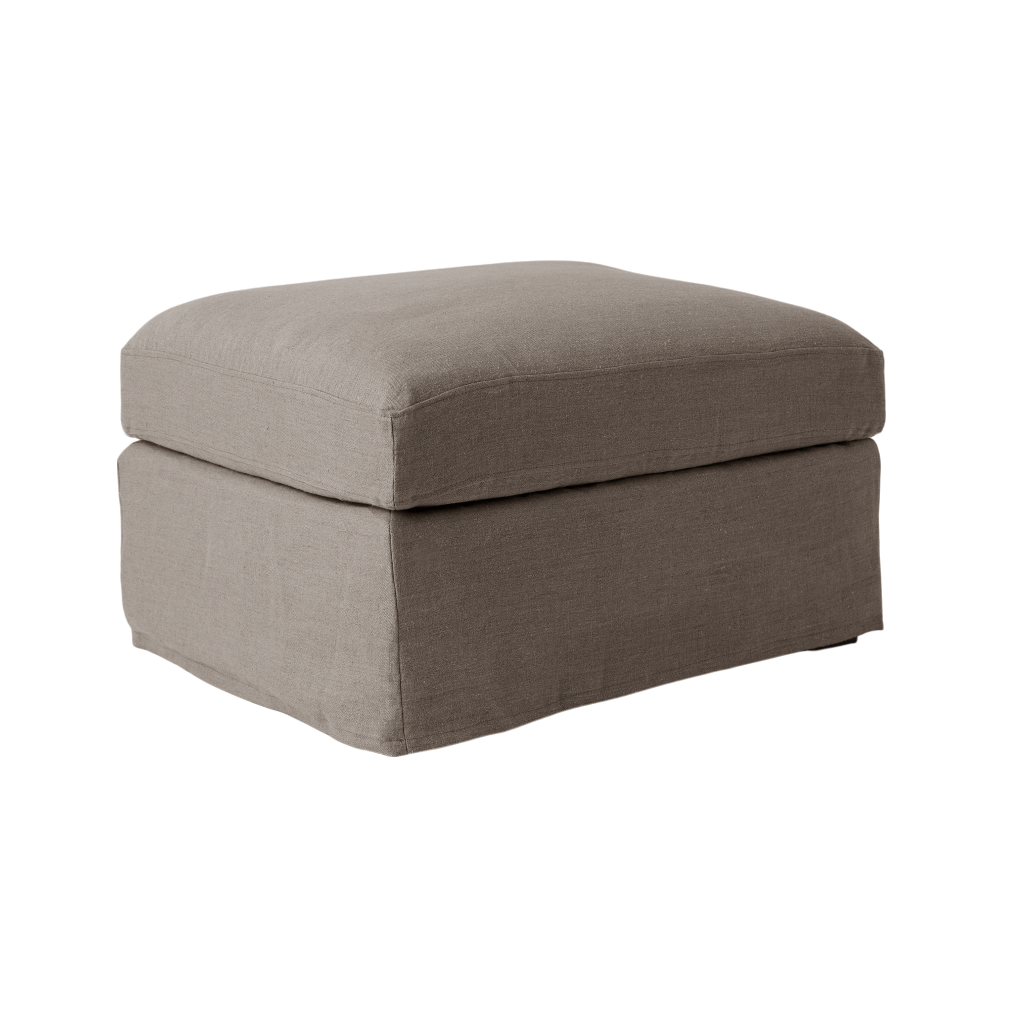 Pouf lin déhoussable Moëze