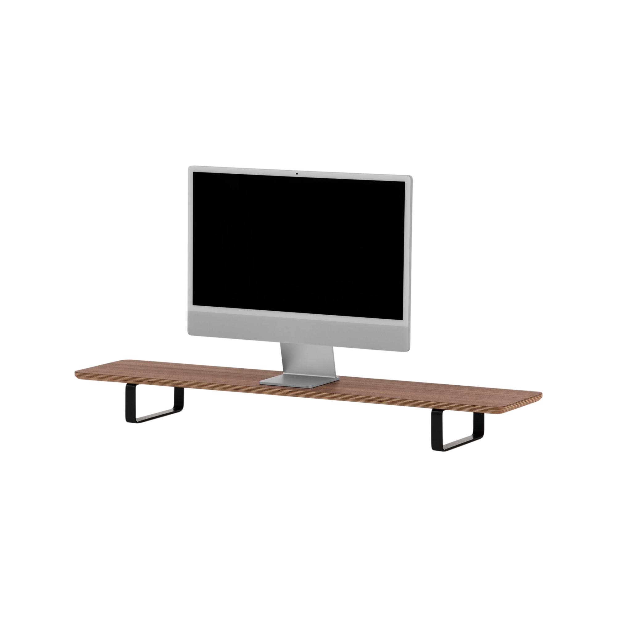 Etagére de bureau en placage - Image 1