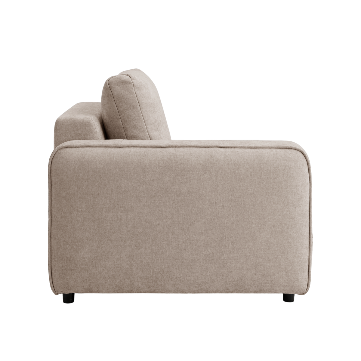 Chauffeuse avec accoudoir pour canapé modulable tissu Solenn Chauffeuse avec accoudoir pour canapé modulable tissu Solenn