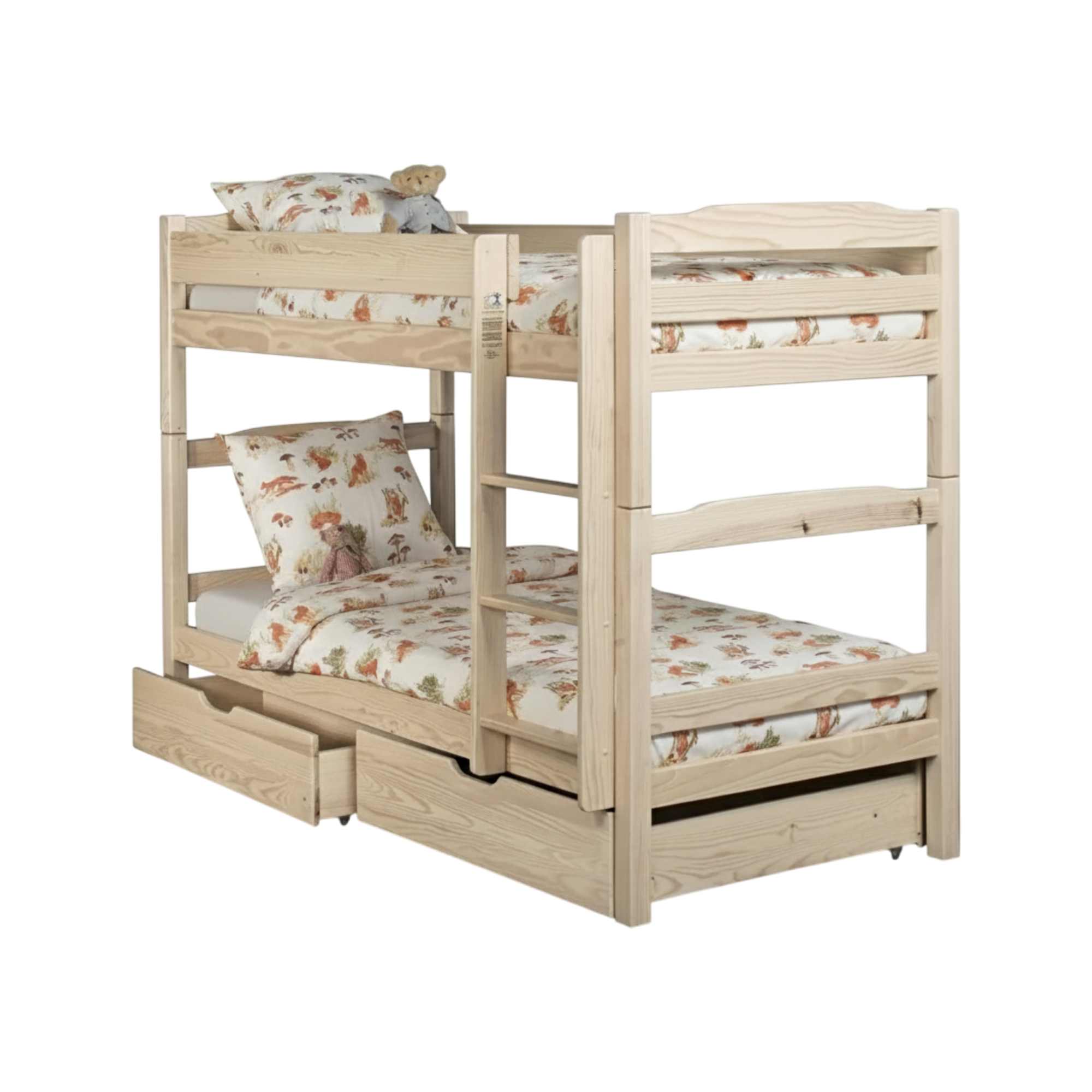 Lits superposés séparables + lot de 2 tiroirs