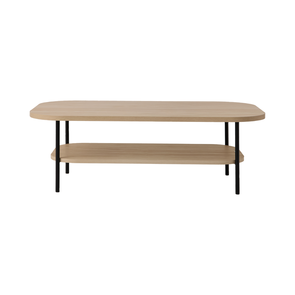 Table basse décor bois pieds métal Mila Table basse décor bois pieds métal Mila