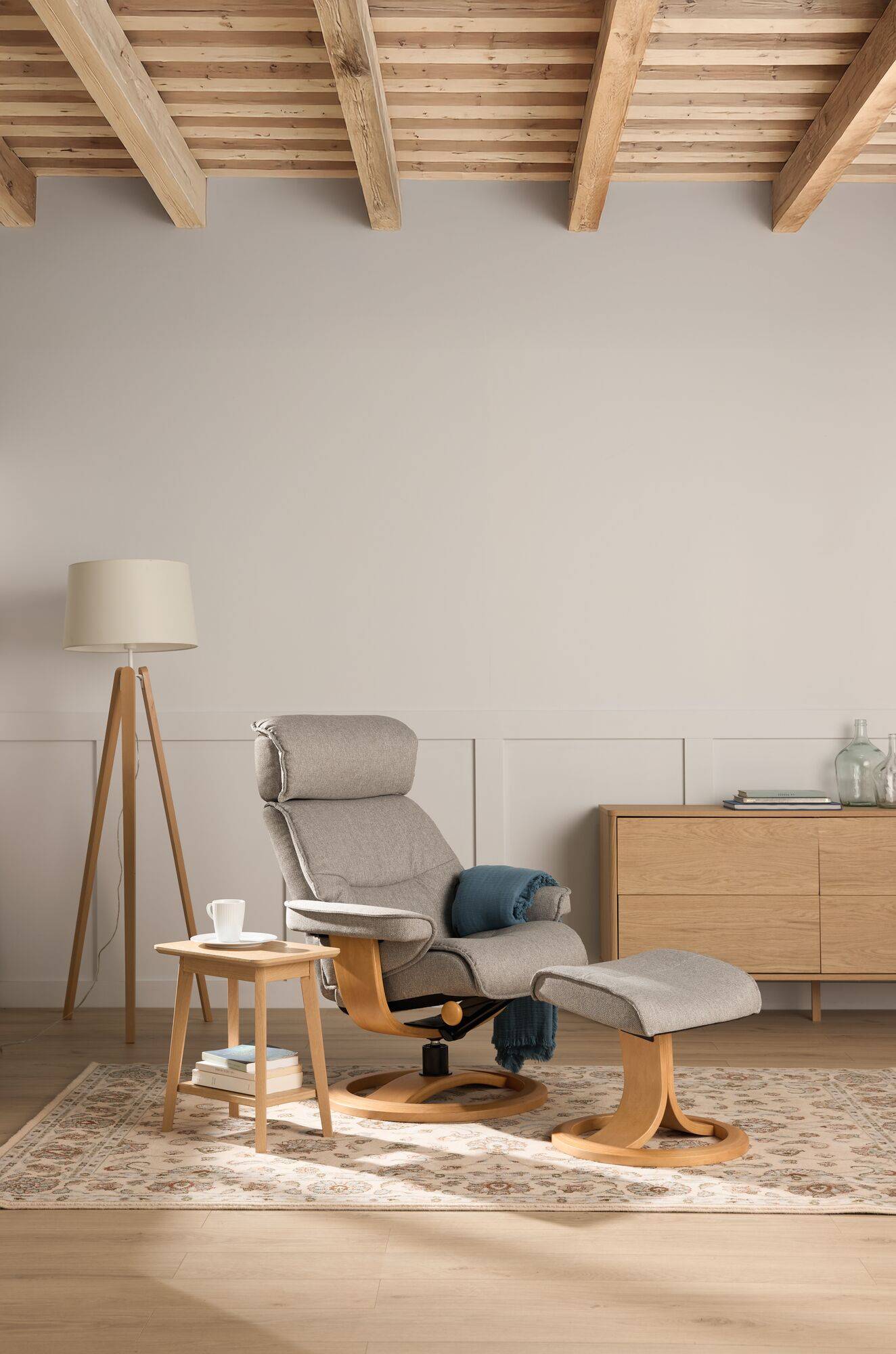 Fauteuil relax tissu Eden - Image 1