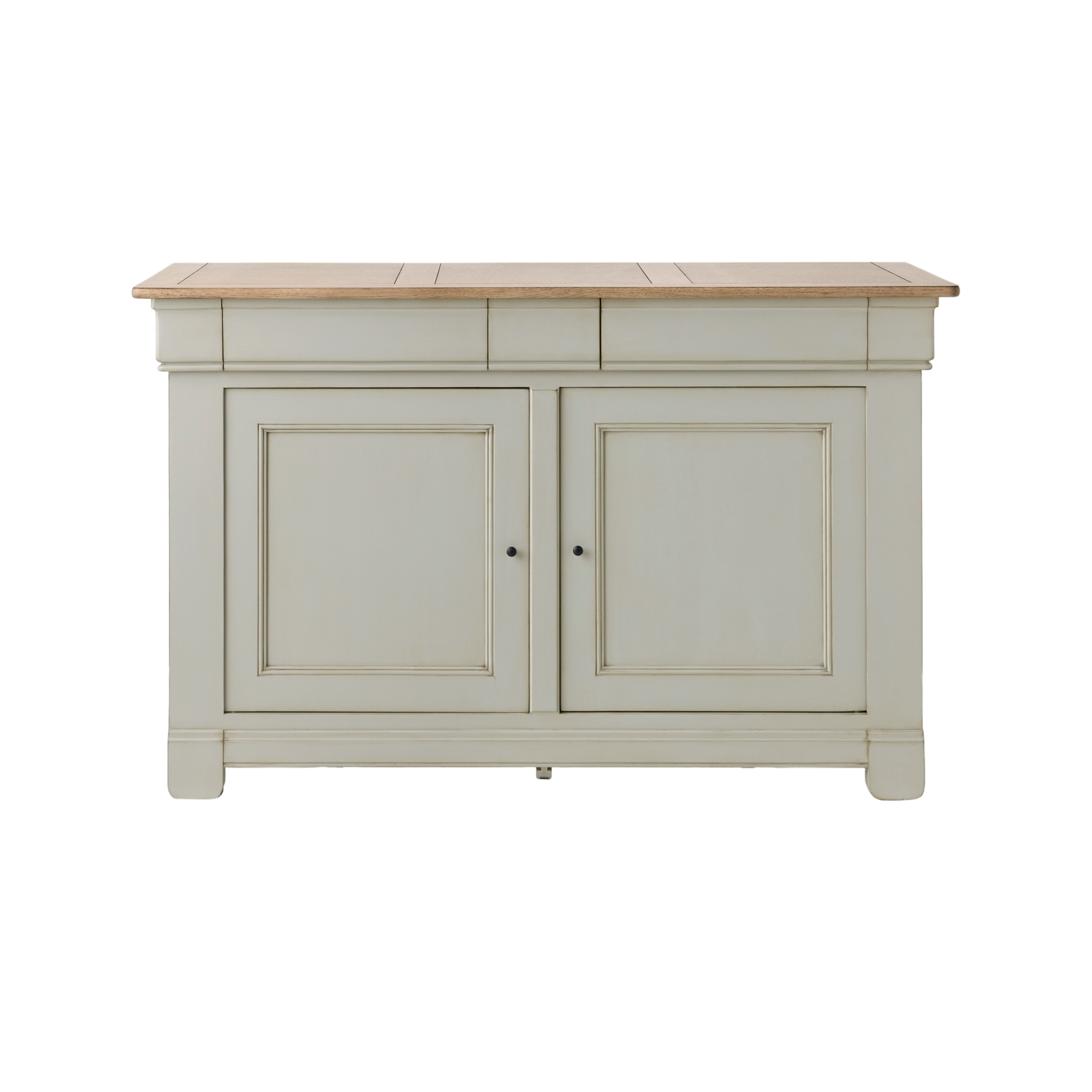 Buffet bois massif 2 portes 3 tiroirs Embellie