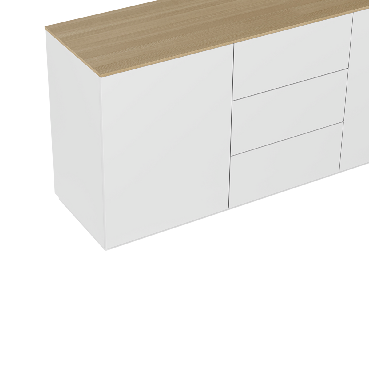 Buffet 2 portes 3 tiroirs Tilda Buffet 2 portes 3 tiroirs Tilda