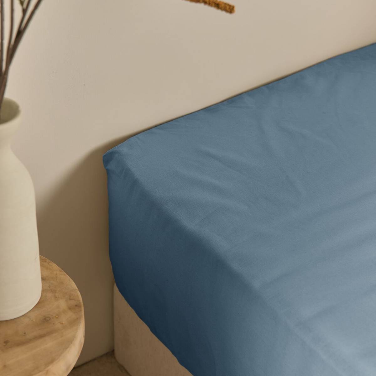 Drap housse coton lin Valentine Drap housse coton lin Valentine