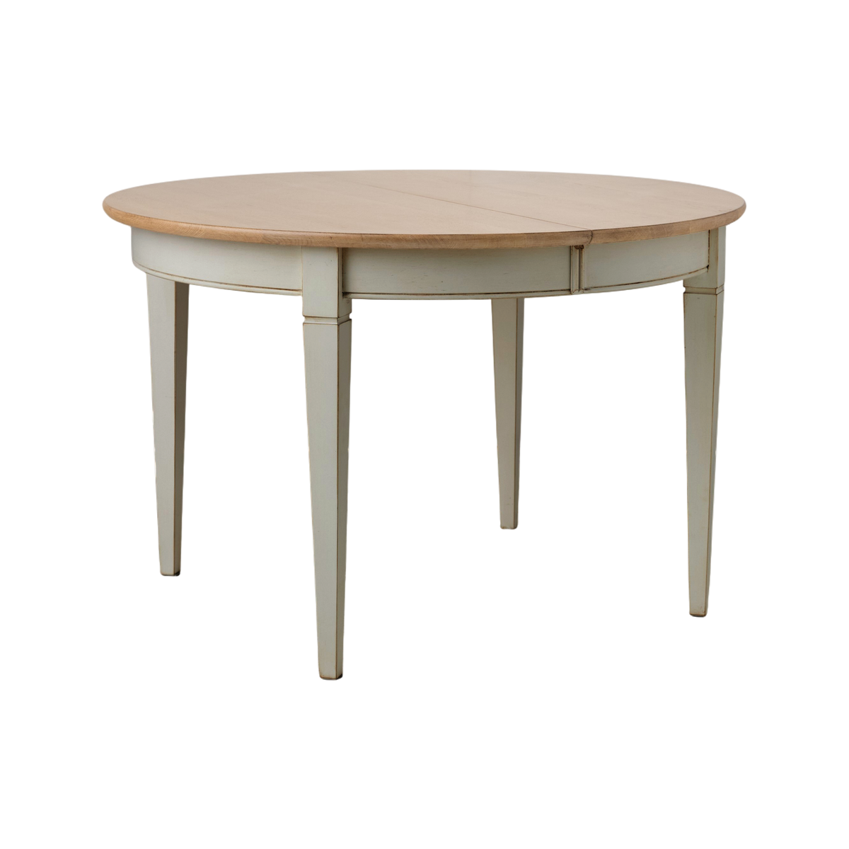 Table à manger ronde extensible bois massif 4 à 8 personnes Embellie Table à manger ronde extensible bois massif 4 à 8 personnes Embellie