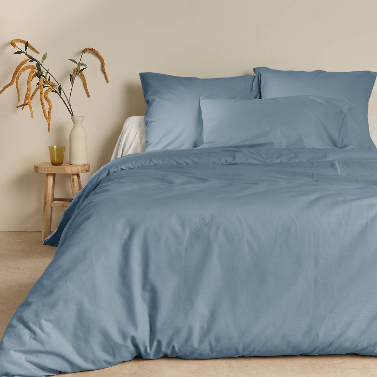 Housse de couette coton lin Valentine Housse de couette coton lin Valentine