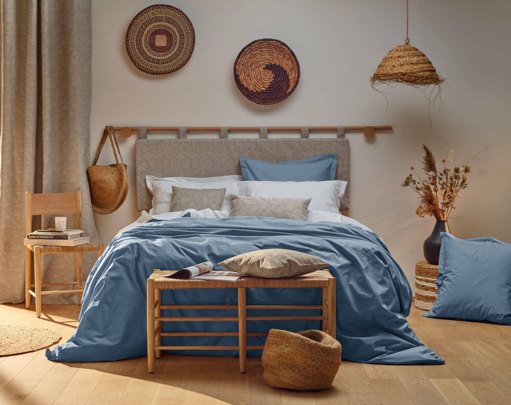 Housse de couette percale bio Elise