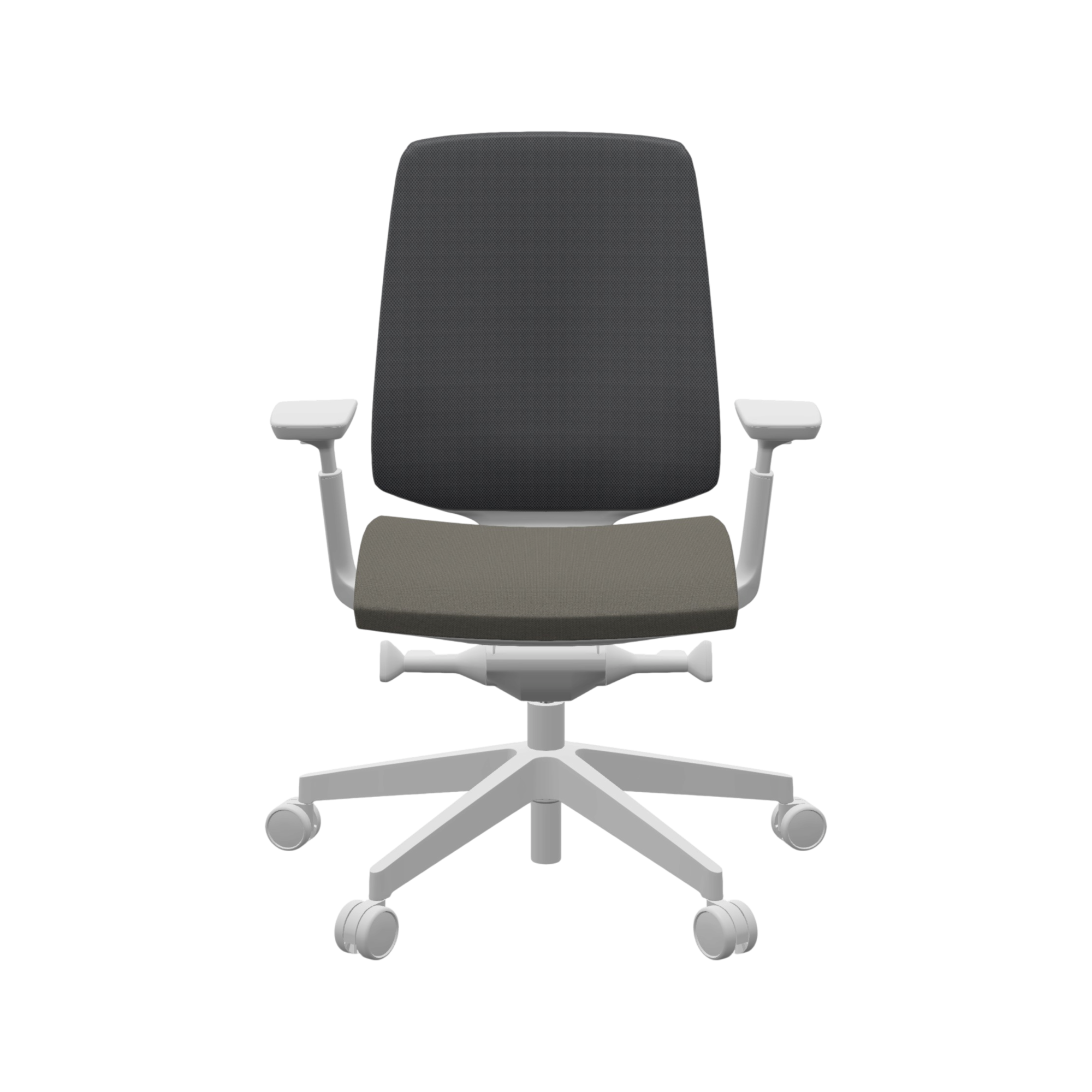 Fauteuil de bureau base grise et dossier résille Light Up 250SL