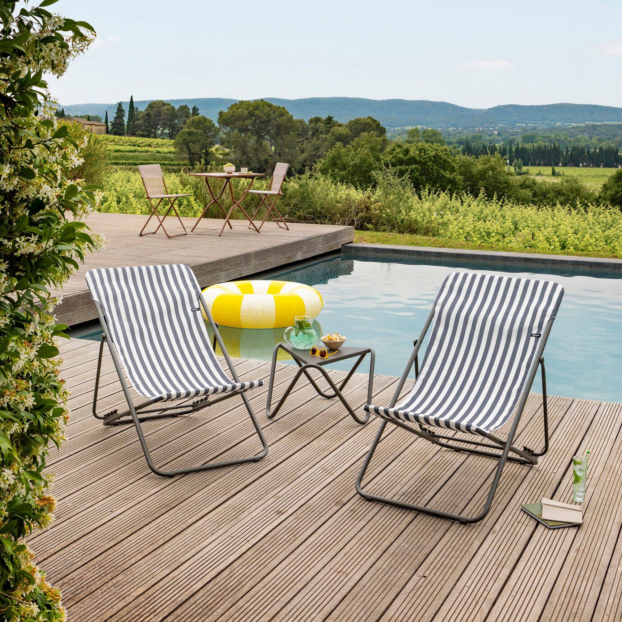 Lot de 2 Chiliennes Pliantes Maxi Transat Batyline® Iso - Image 1