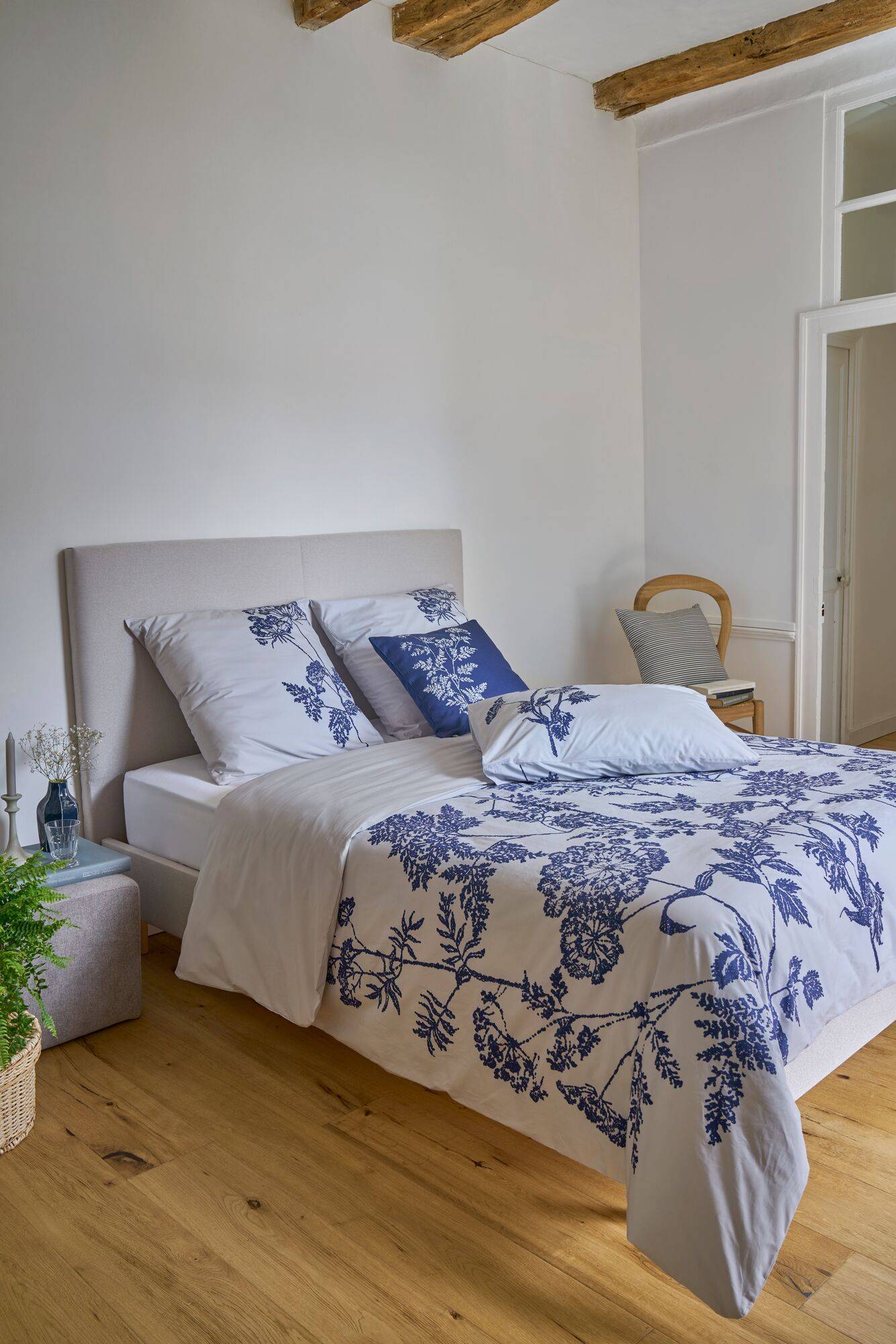 Lot de 2 taies d'oreiller percale Angélique