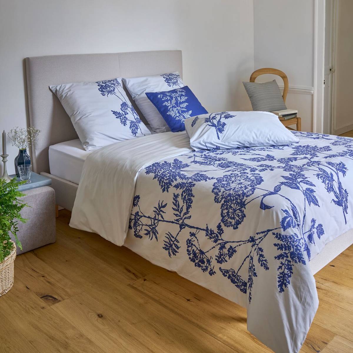 Parure de lit percale Angélique CAMIF Parure de lit percale Angélique CAMIF