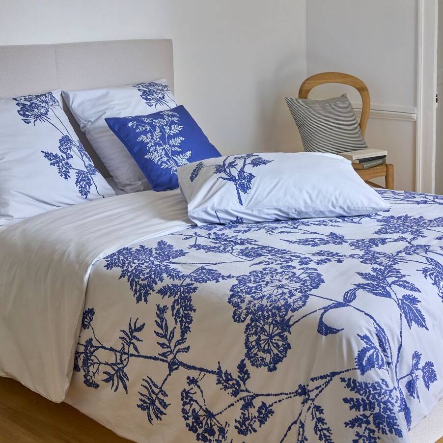 Lot de 2 taies d'oreiller percale Angélique Lot de 2 taies d'oreiller percale Angélique