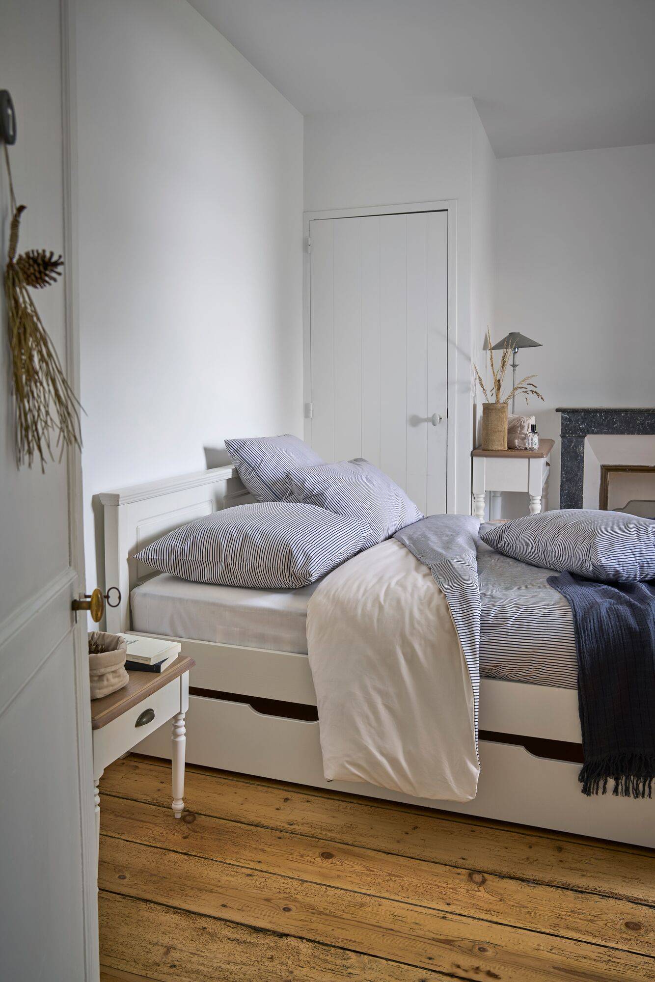 Lot de 2 taies d'oreiller percale Aulne  CAMIF