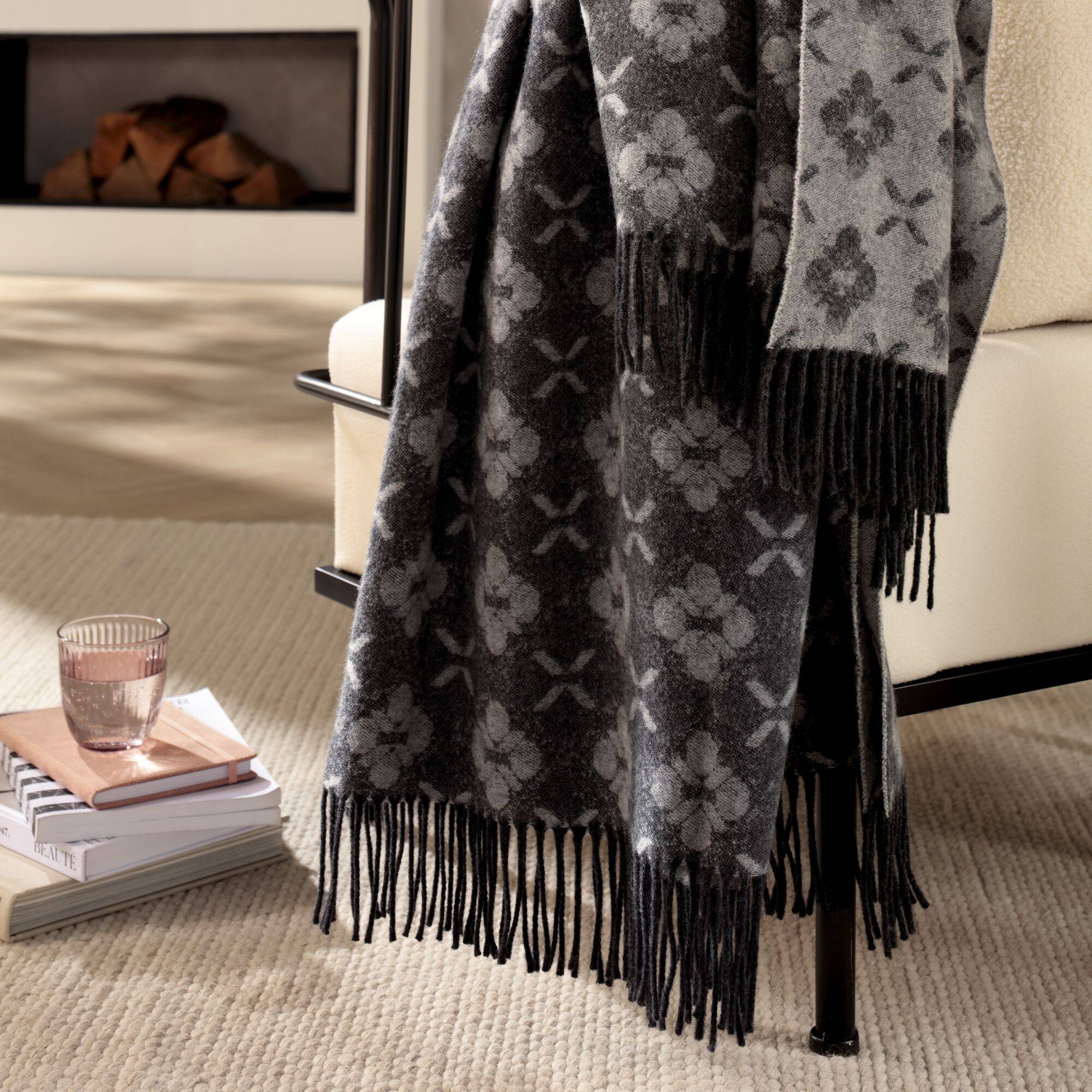 Plaid laine et cachemire Bénédicte