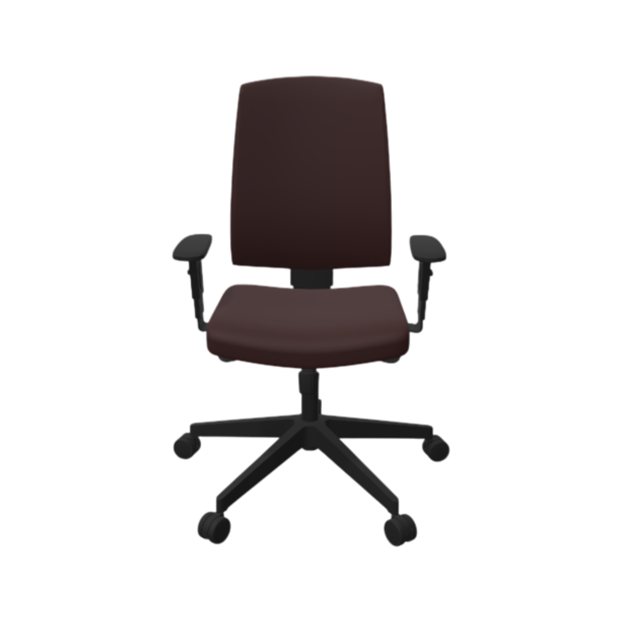 Fauteuil de bureau dossier capitonné et accoudoirs réglables Raya 23S - Image 1