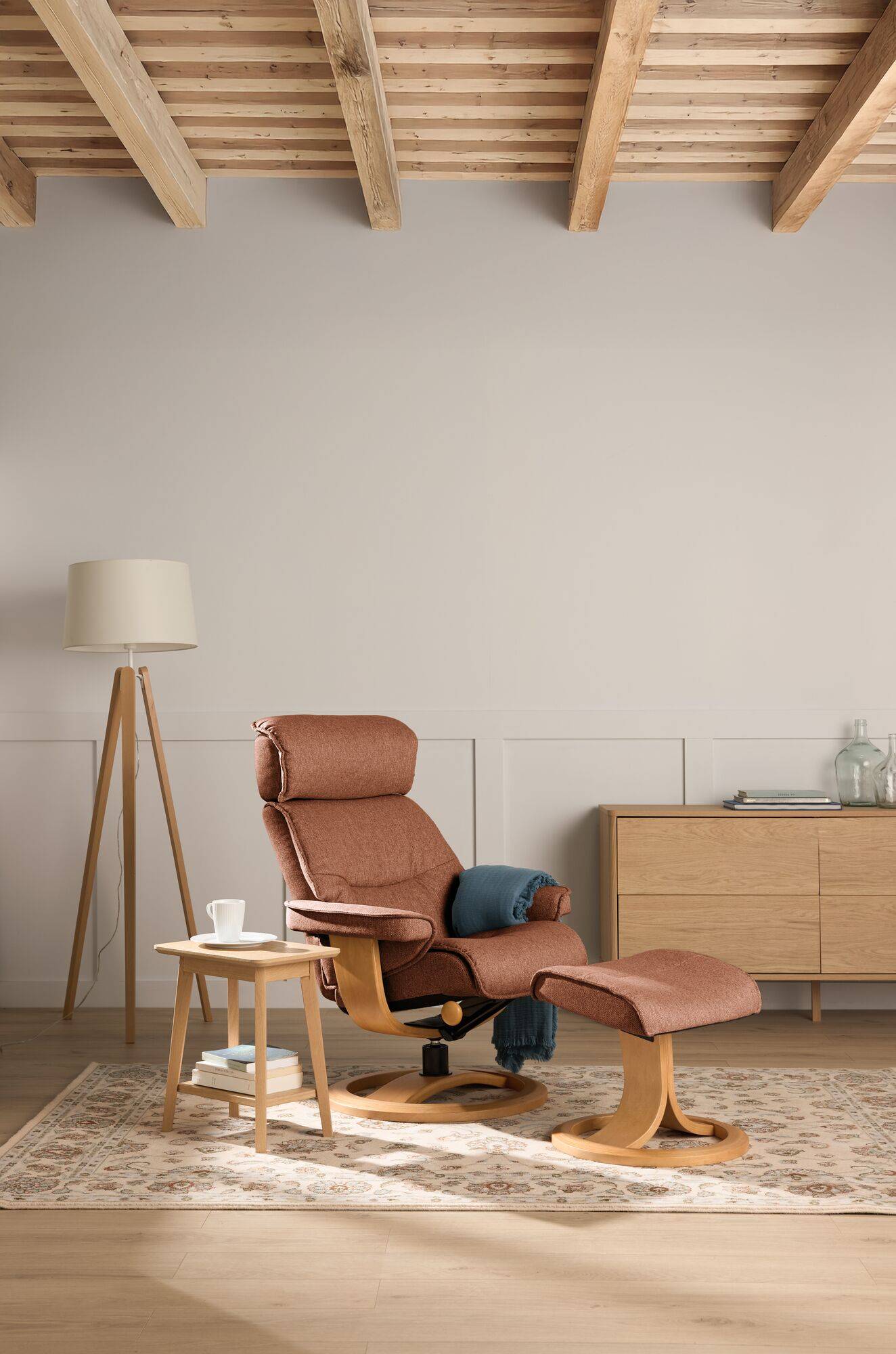 Fauteuil relax tissu Eden - Image 1