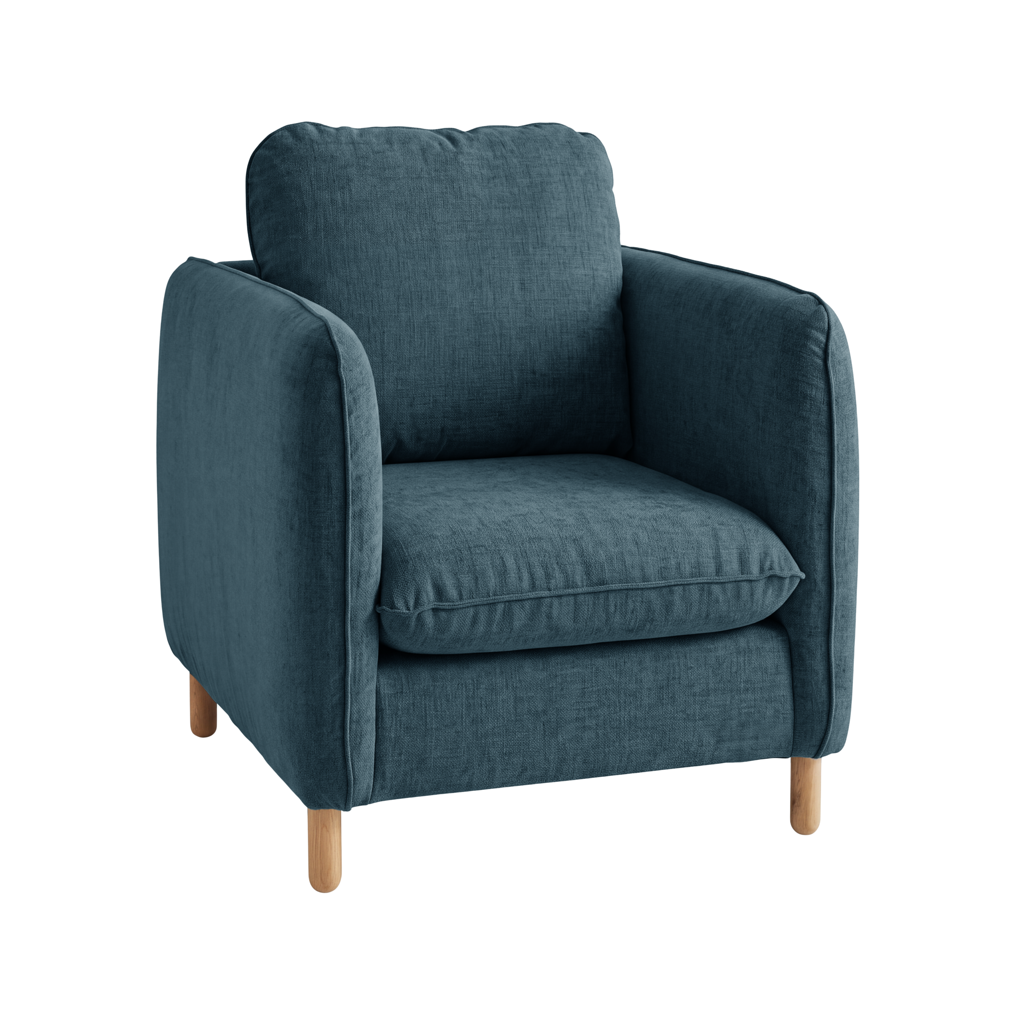Fauteuil tissu chenillé Portimo - Image 1