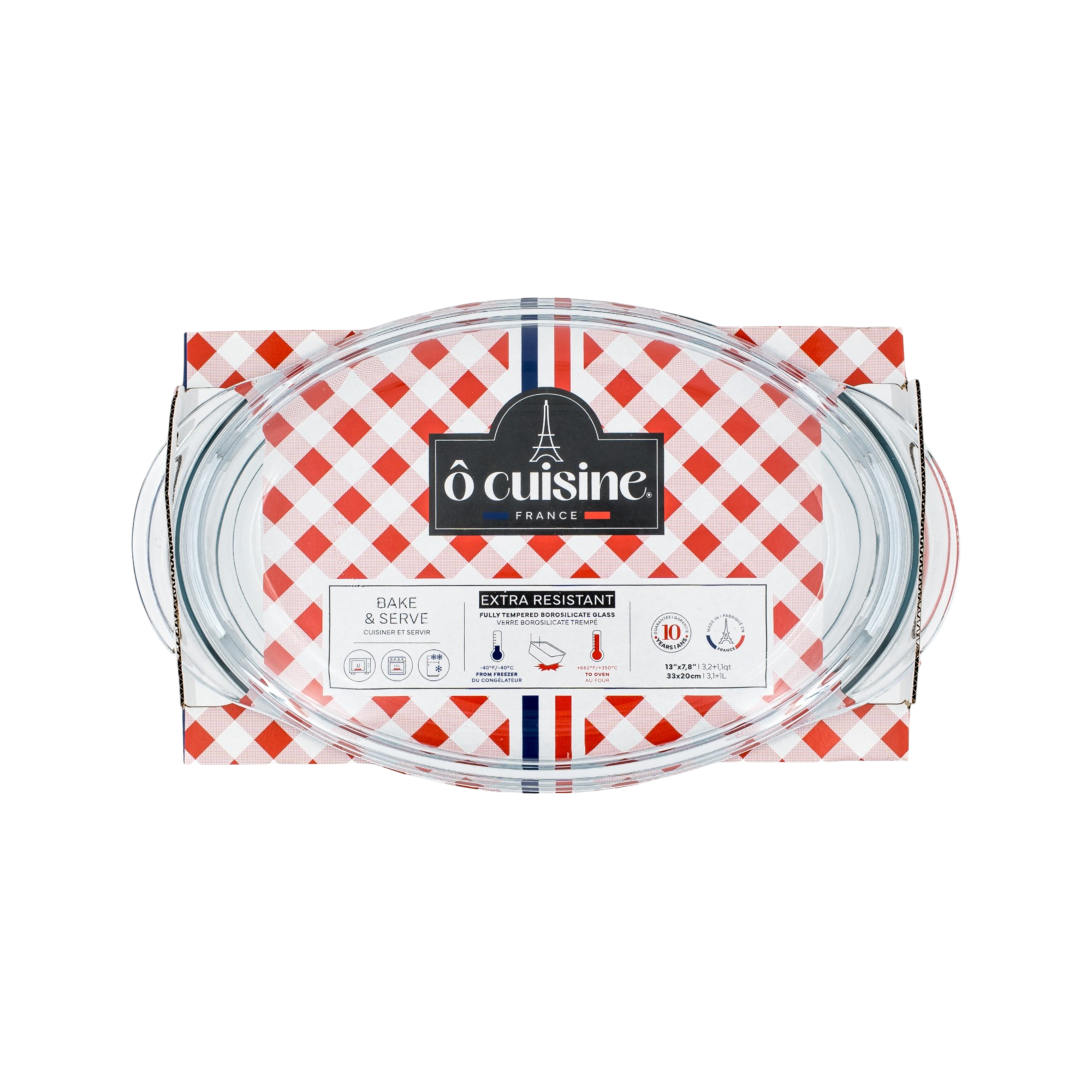 Cocotte ovale avec couvercle 4L