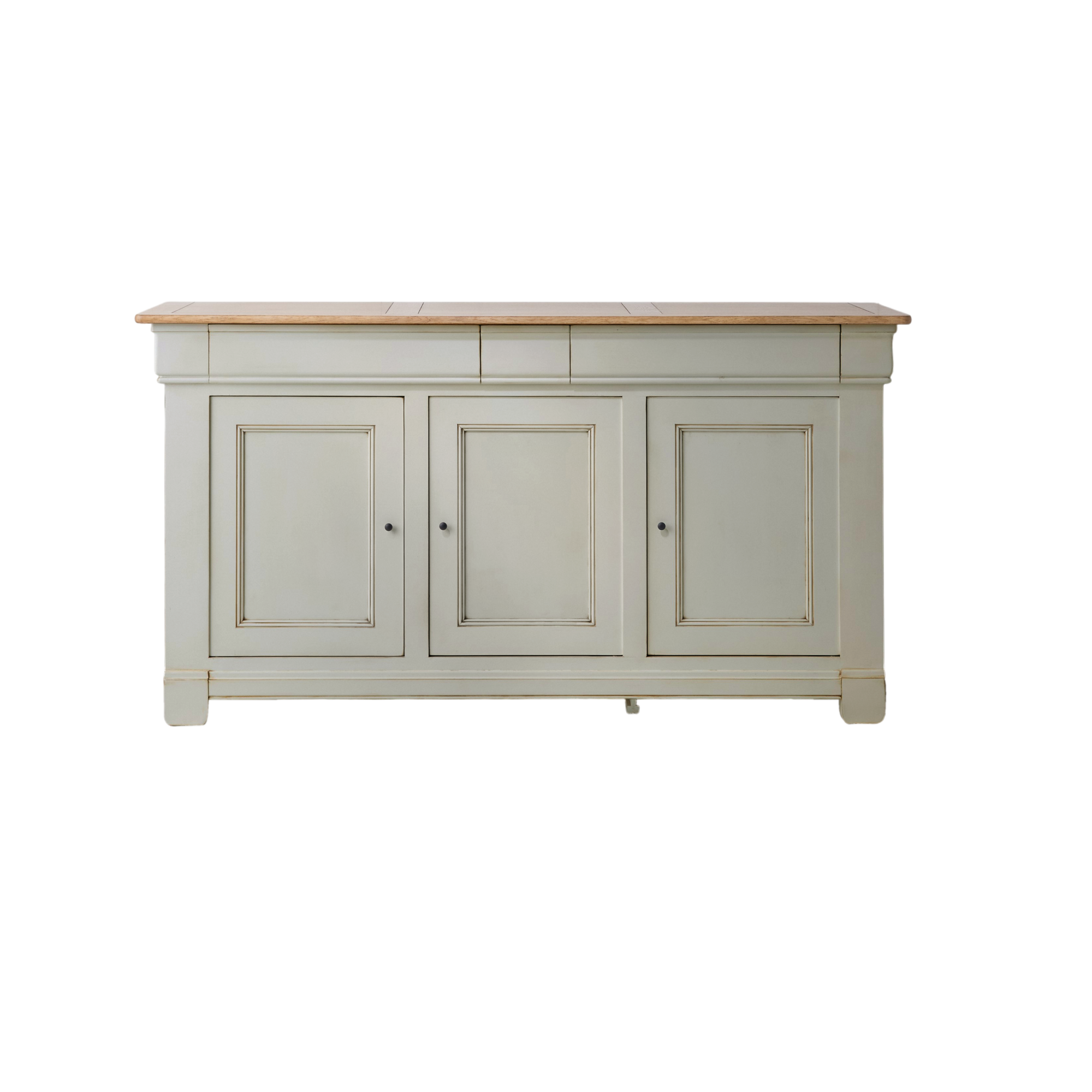 Buffet bois massif 3 portes 3 tiroirs Embellie