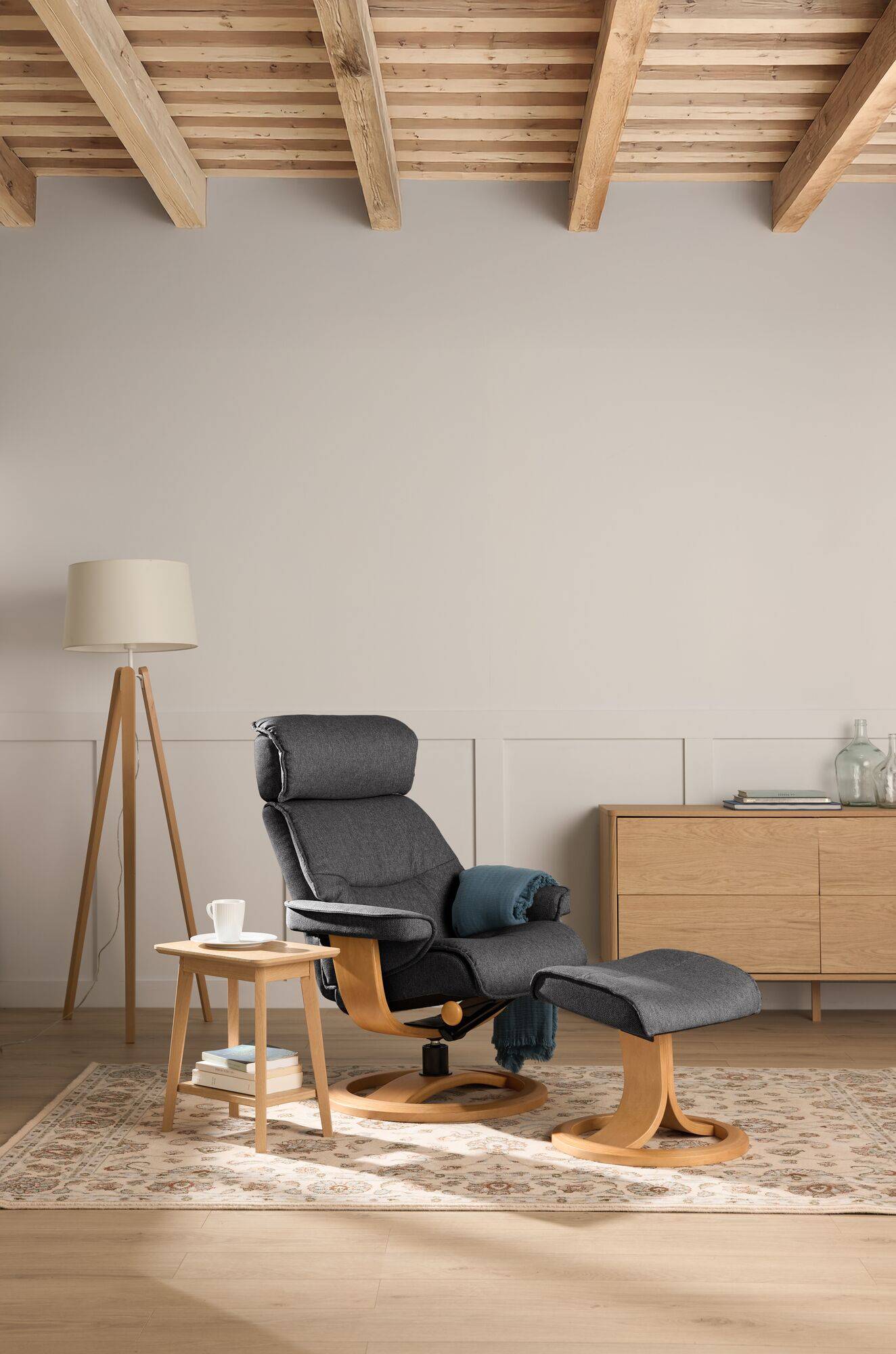 Fauteuil relax tissu Eden - Image 1