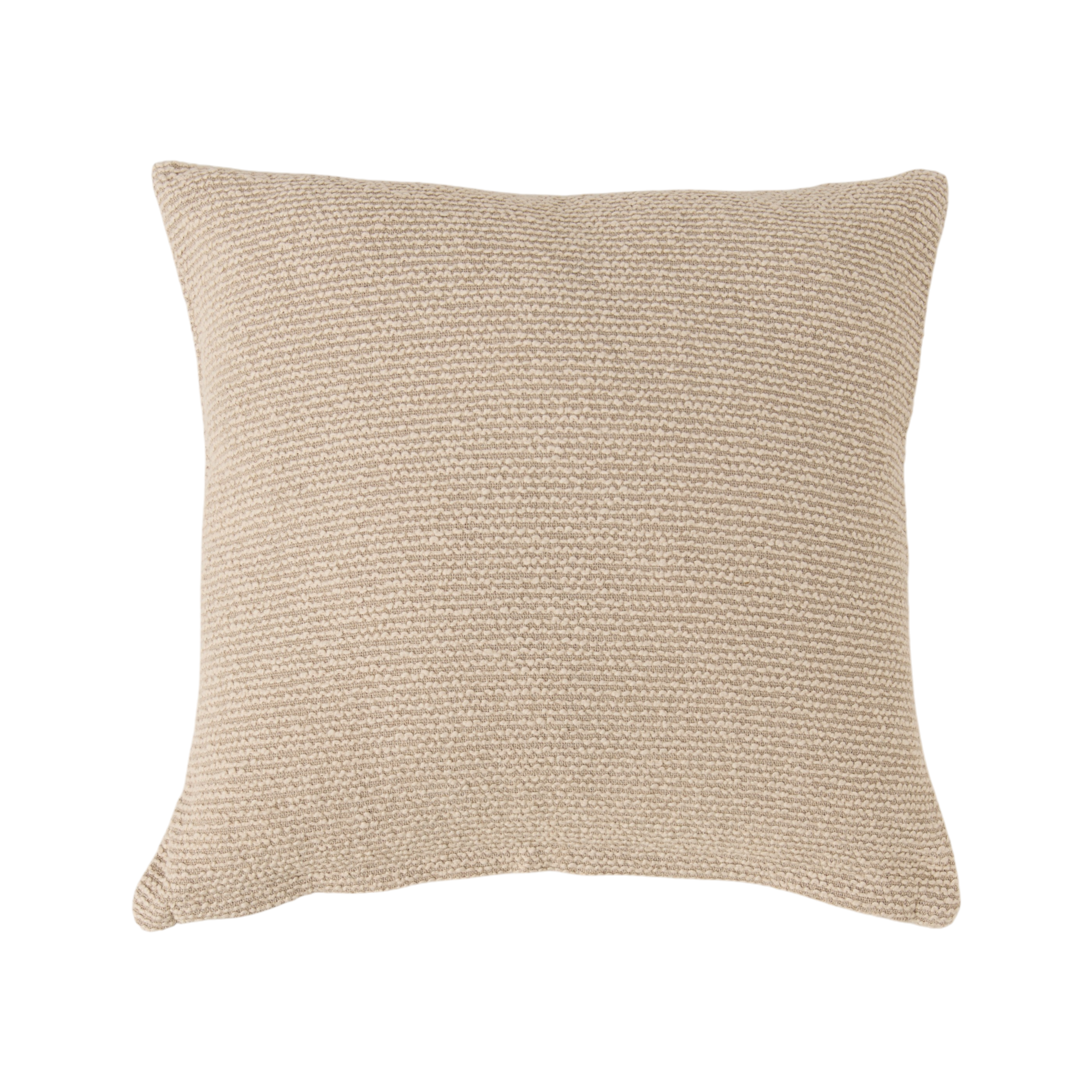 Coussin coton lin tramé Léon