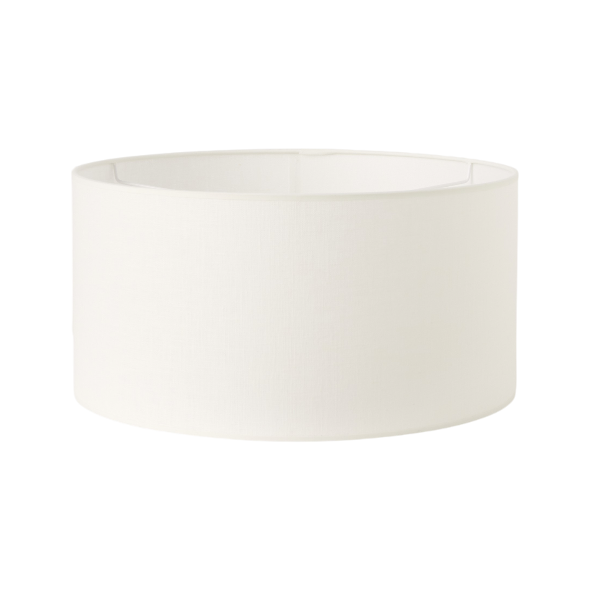 Abat-jour pour Suspension tissu blanc 40 cm Rania