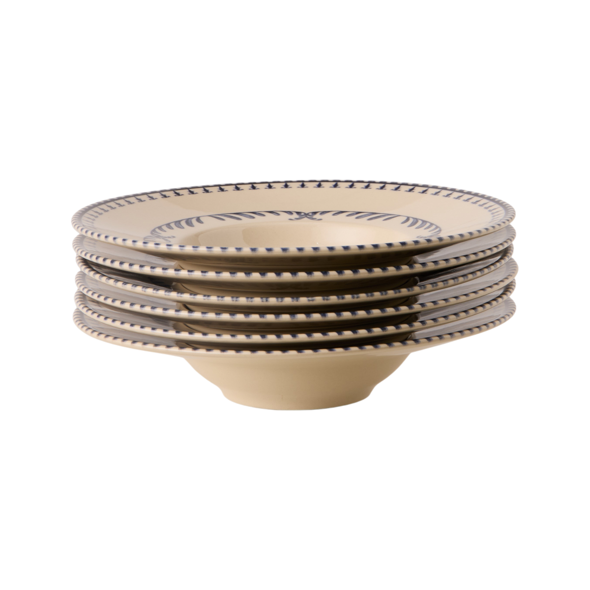 Lot de 6 Assiettes à risotto Vila Flore Lot de 6 Assiettes à risotto Vila Flore