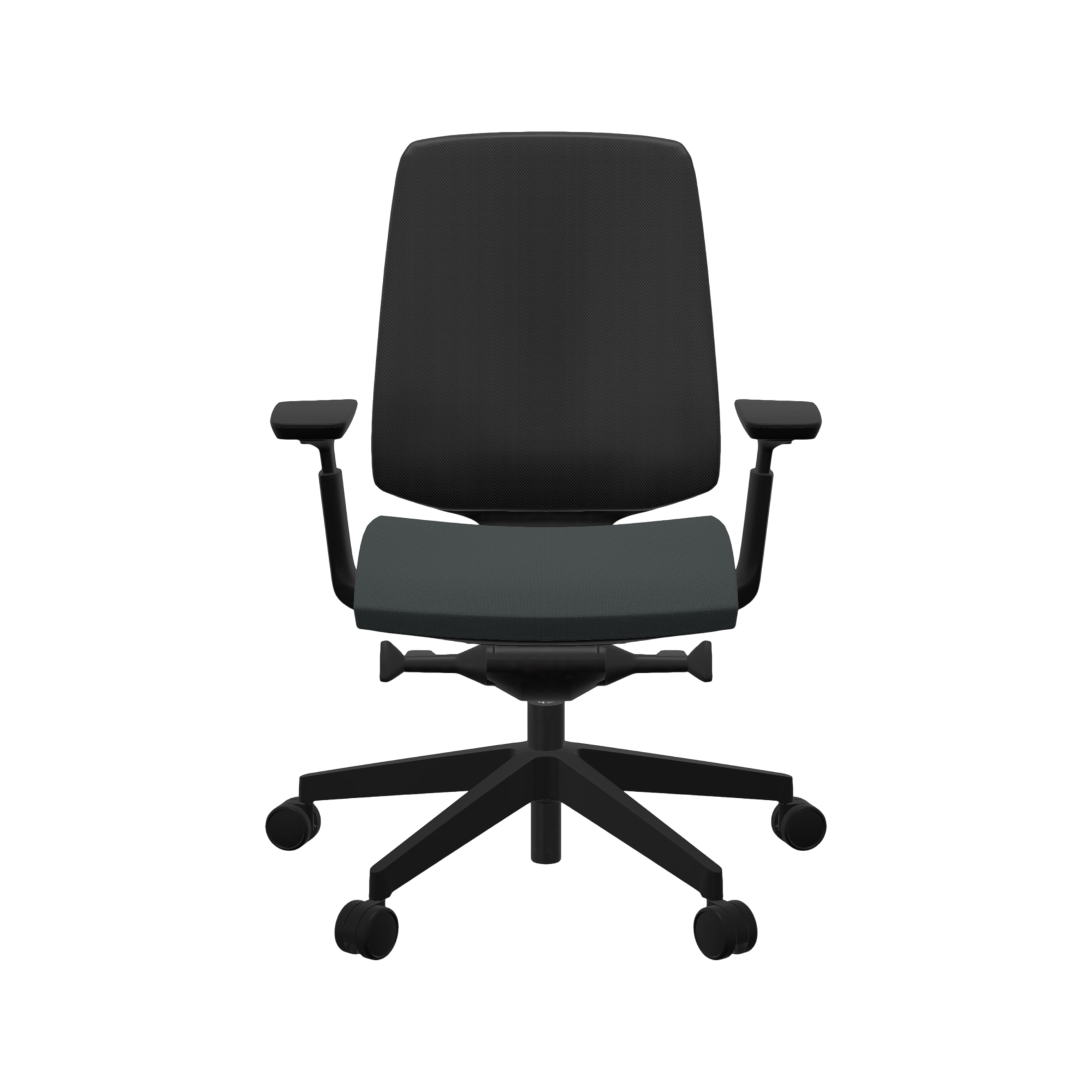 Fauteuil de bureau base noire et dossier résille Light Up 250SL - Image 1