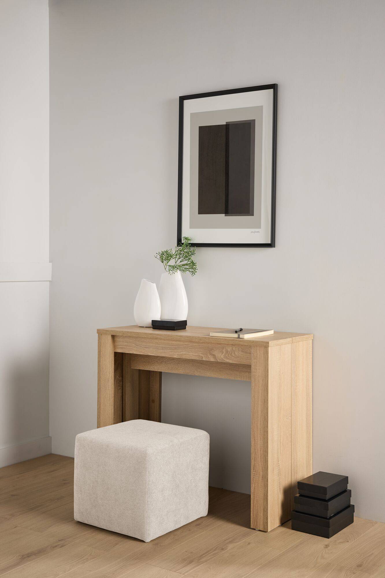 Petit pouf tissu Otis - Image 1