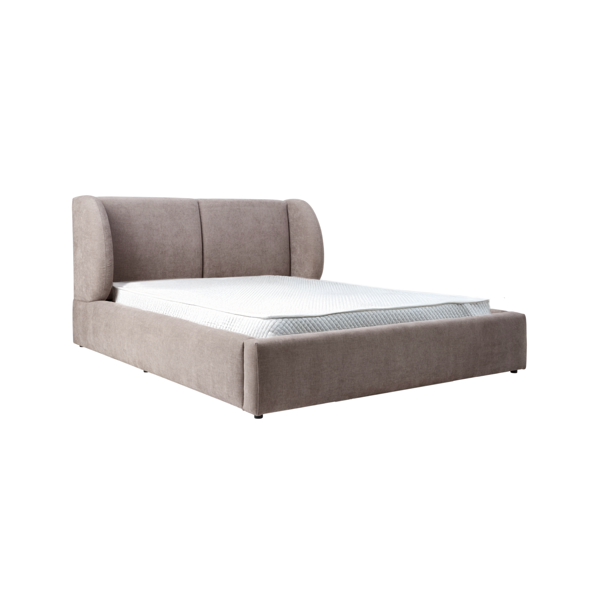 Lit coffre tissu Gabriel Lit coffre tissu Gabriel