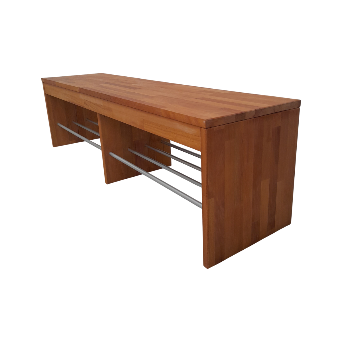 Banc à chaussures bois massif 3 places Cyriel - Seconde Chance Banc à chaussures bois massif 3 places Cyriel - Seconde Chance