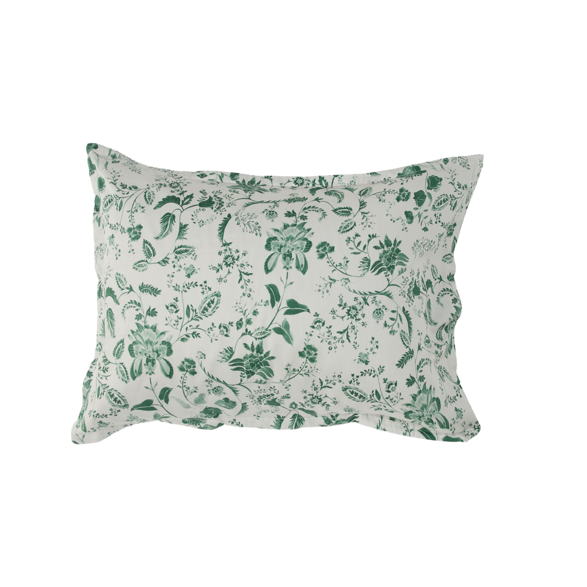 Lot de 2 taies d'oreiller satin Pondichéry CAMIF Lot de 2 taies d'oreiller satin Pondichéry CAMIF