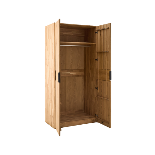 demeyere Miami Armoire en Bois et chêne Brut 191,8 x 204,5 x 50 cm demeyere Miami Armoire en Bois et chêne Brut 191,8 x 204,5 x 50 cm