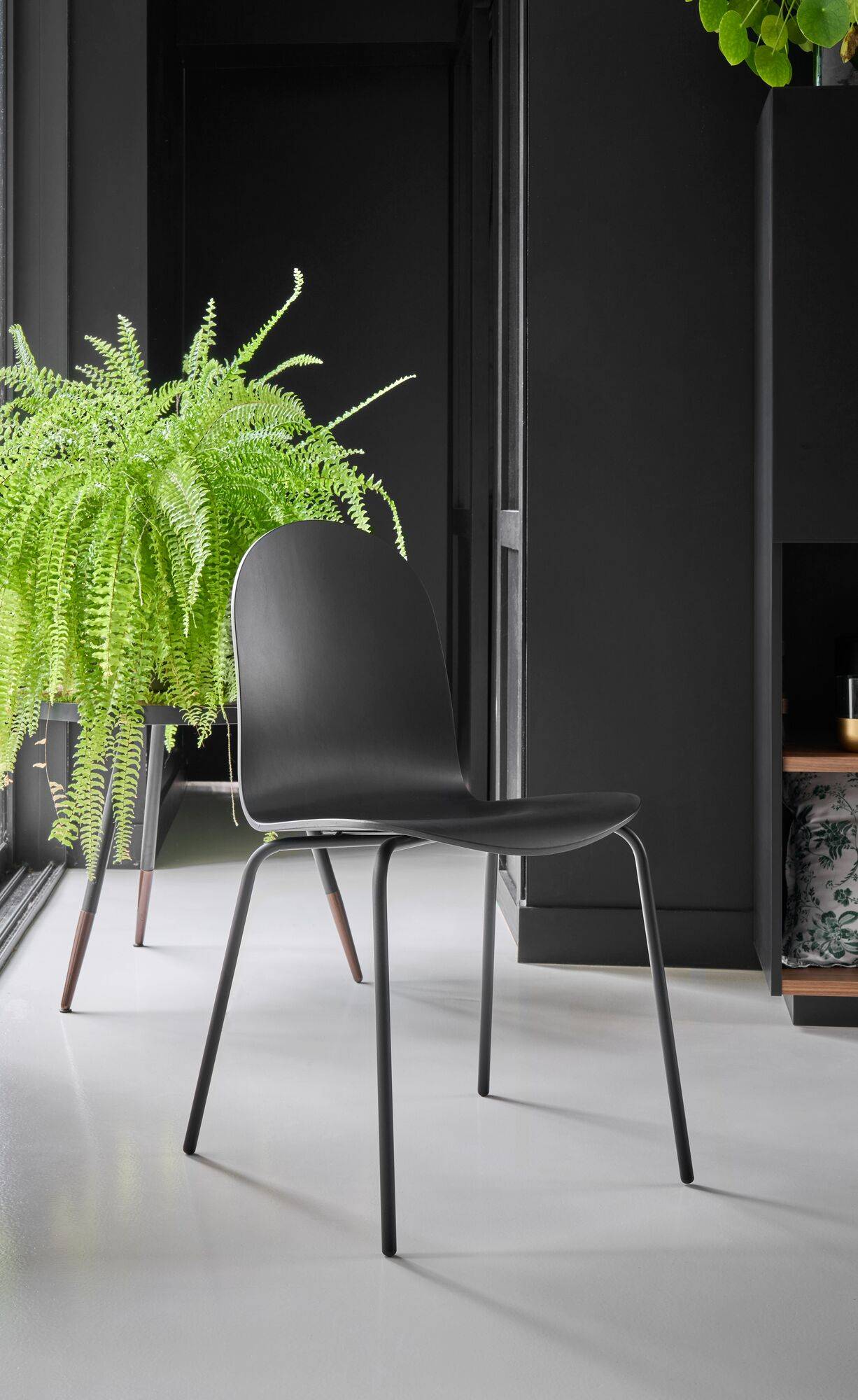 Lot de 2 chaises hêtre teinté Riaz - Image 1